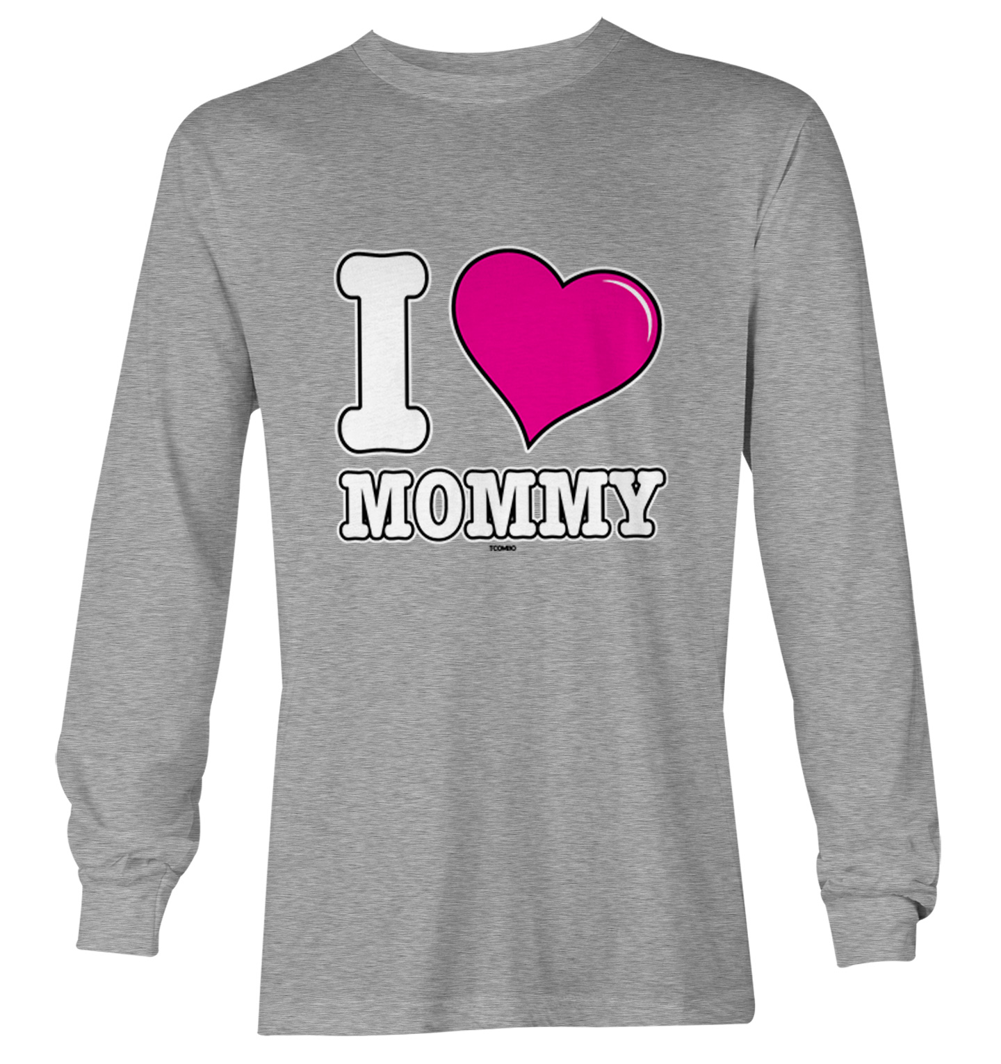 I Love Mommy - Mother's Day Mom Son Daughter Youth T-Shirt - Picture 16 of 20