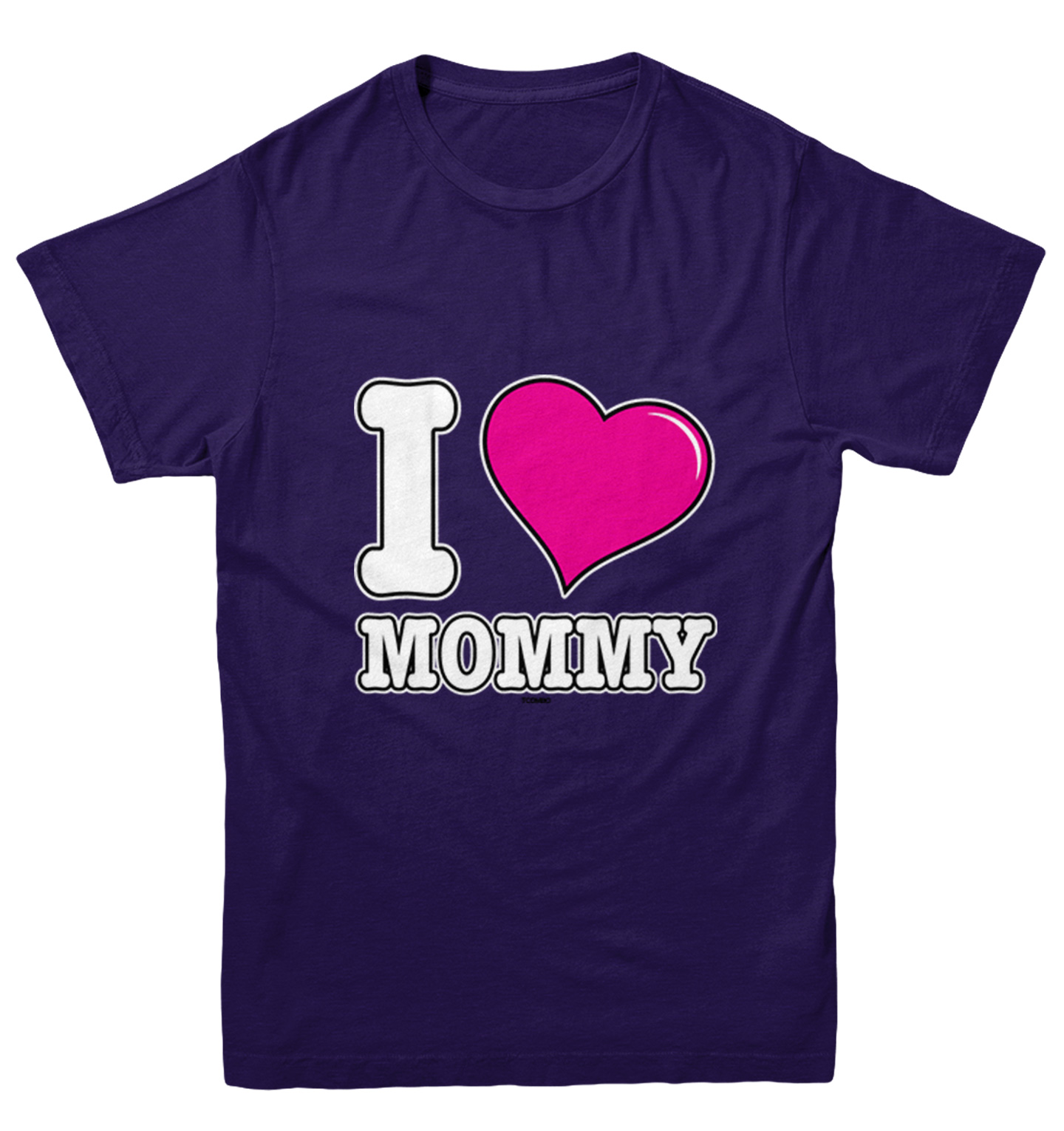 I Love Mommy - Mother's Day Mom Son Daughter Youth T-Shirt - Picture 10 of 20