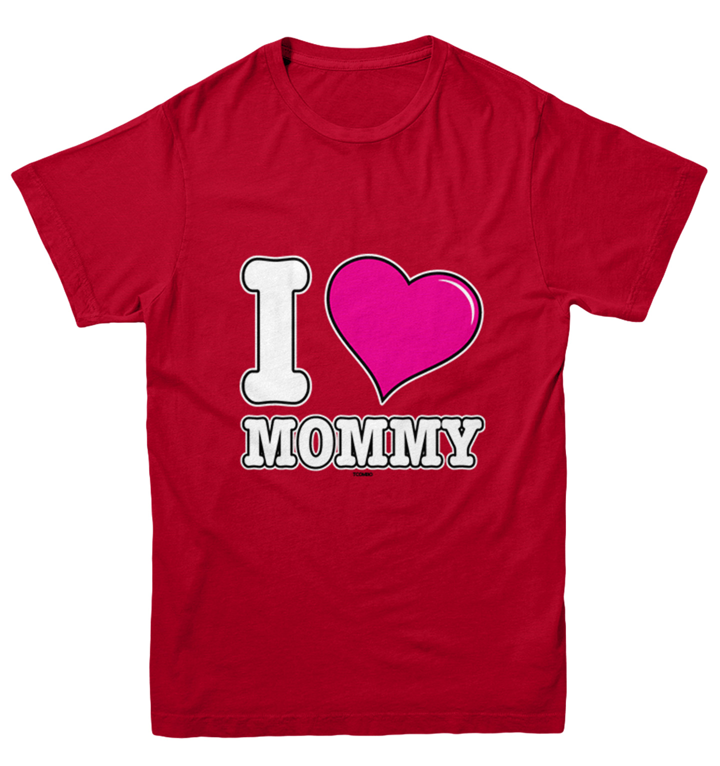 I Love Mommy - Mother's Day Mom Son Daughter Youth T-Shirt - Picture 11 of 20