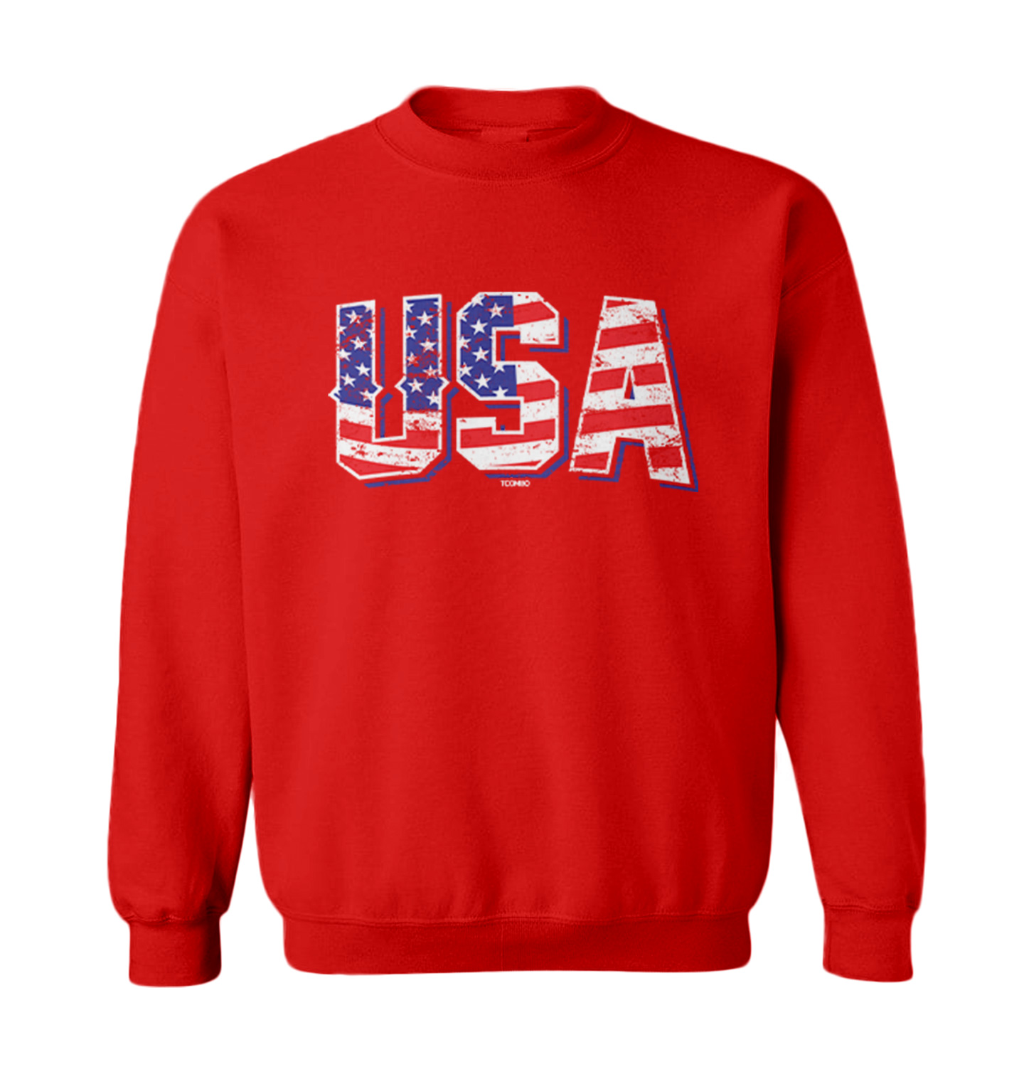 USA With Flag Inside - American Patriot 4th Of July Toddler Crewneck Sweater - Picture 7 of 8