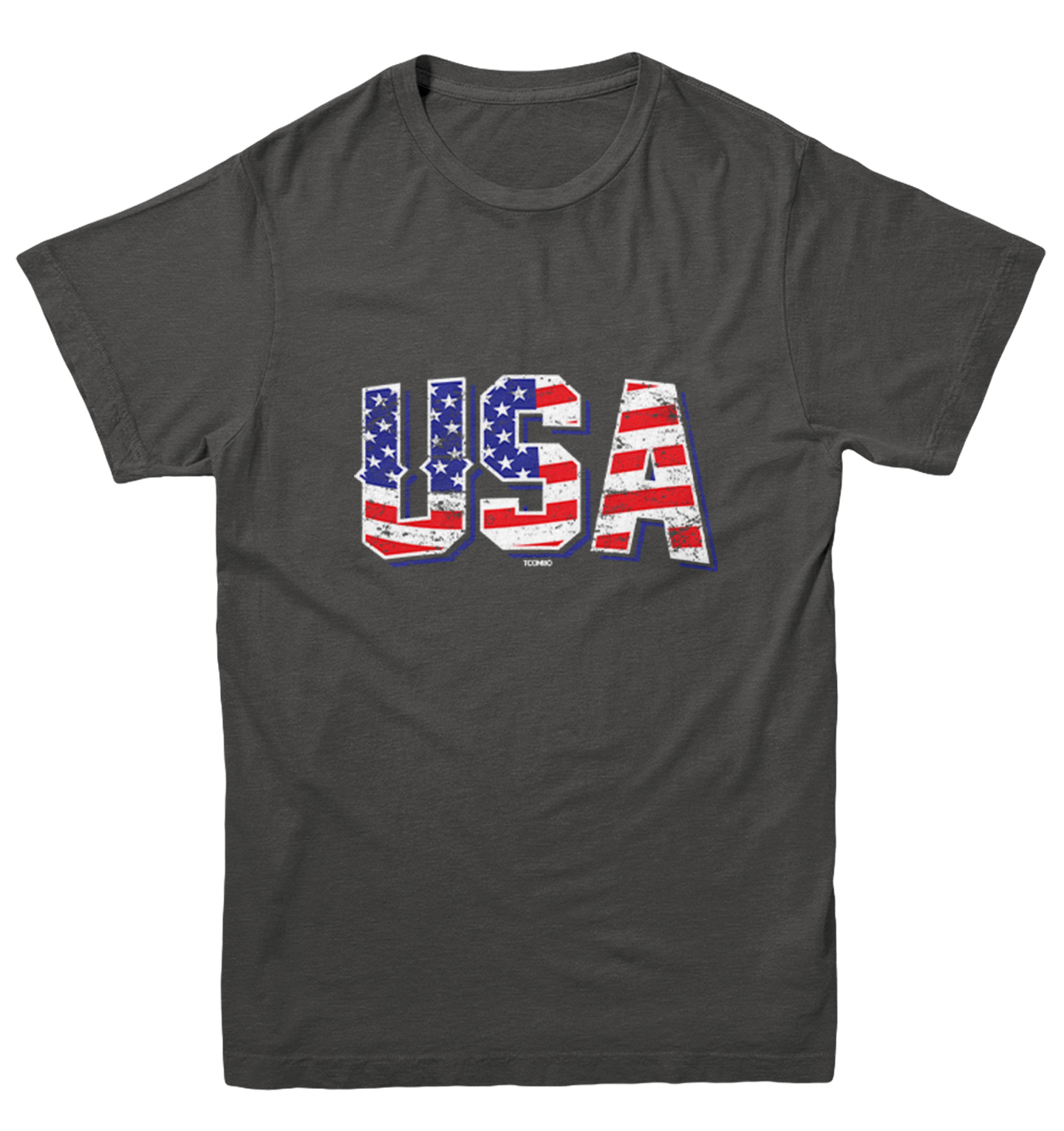 USA With Flag Inside - American Patriot 4th Of July Youth T-Shirt - Picture 3 of 20