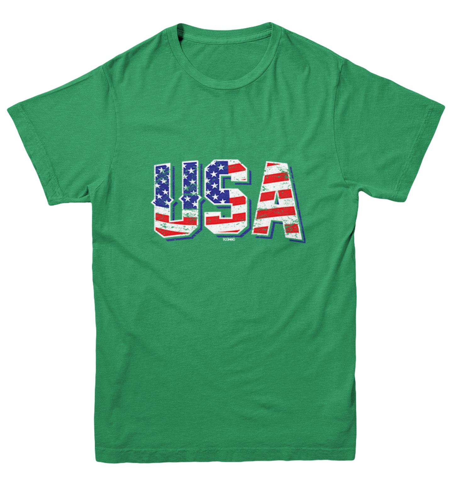 USA With Flag Inside - American Patriot 4th Of July Youth T-Shirt - Picture 4 of 20