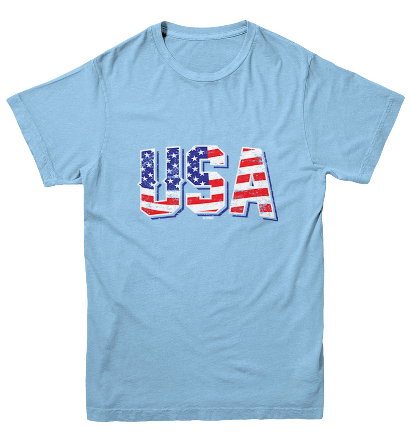 USA With Flag Inside - American Patriot 4th Of July Youth T-Shirt - Picture 5 of 20