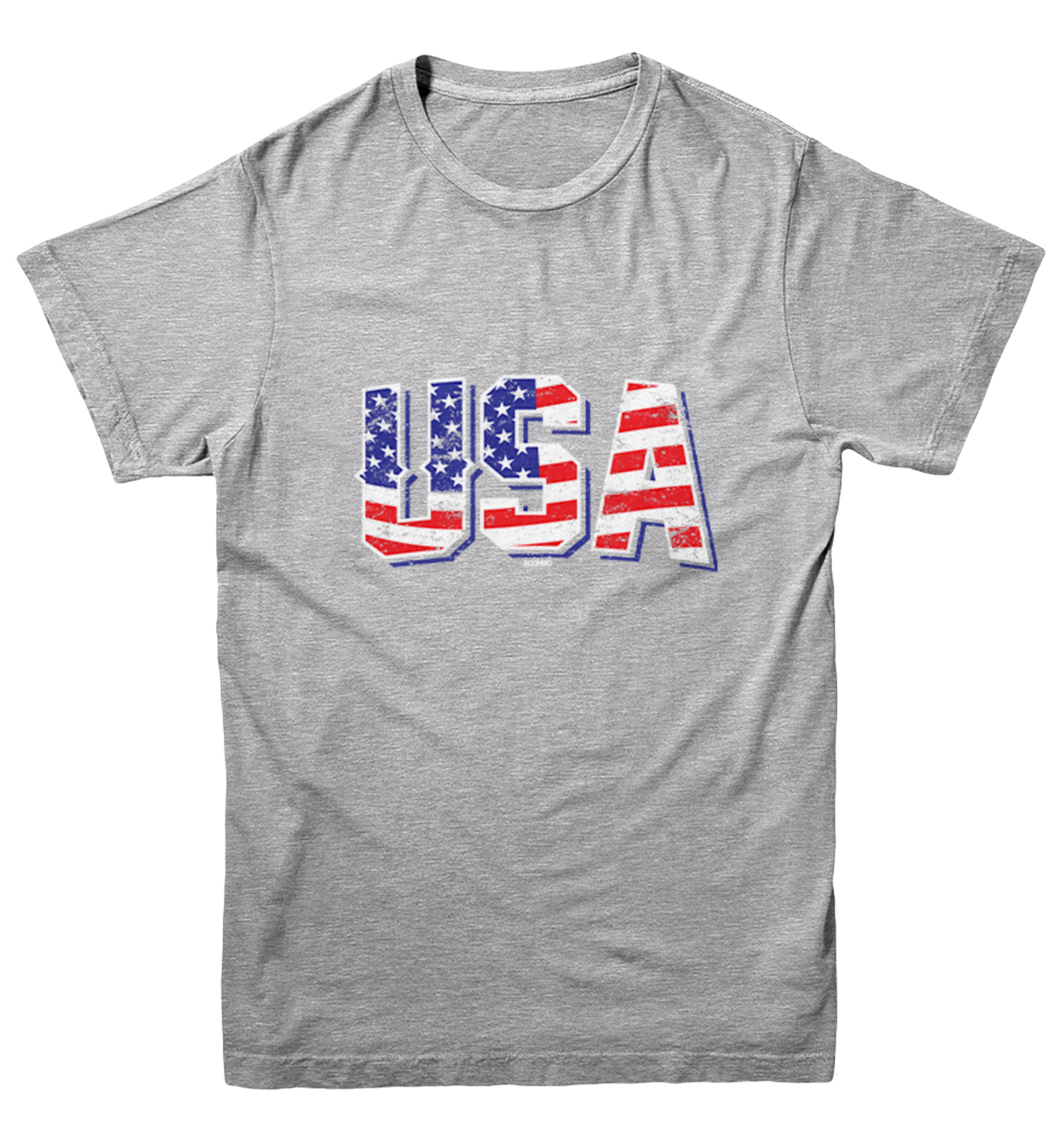 USA With Flag Inside - American Patriot 4th Of July Youth T-Shirt - Picture 6 of 20