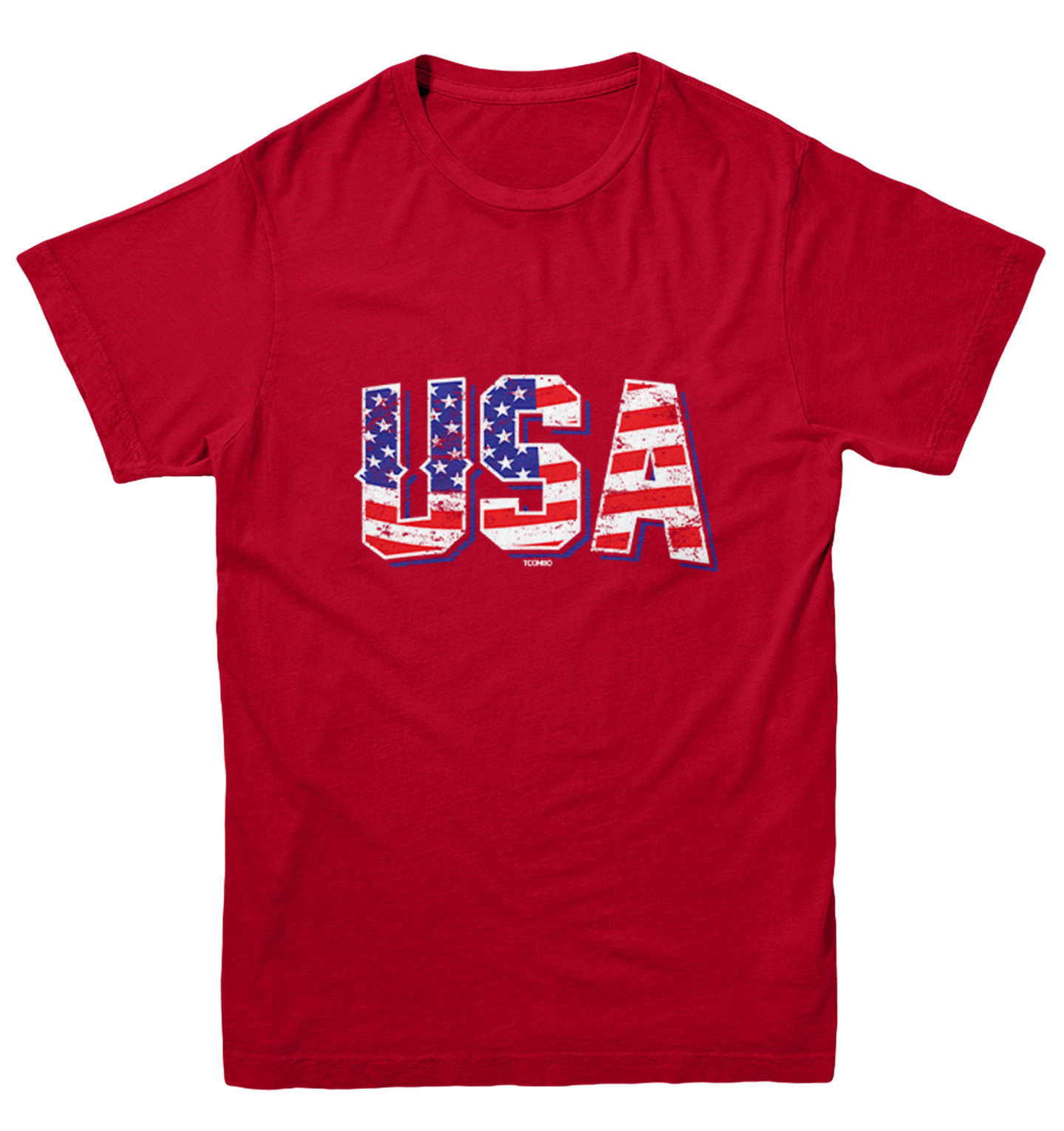 USA With Flag Inside - American Patriot 4th Of July Youth T-Shirt - Picture 11 of 20