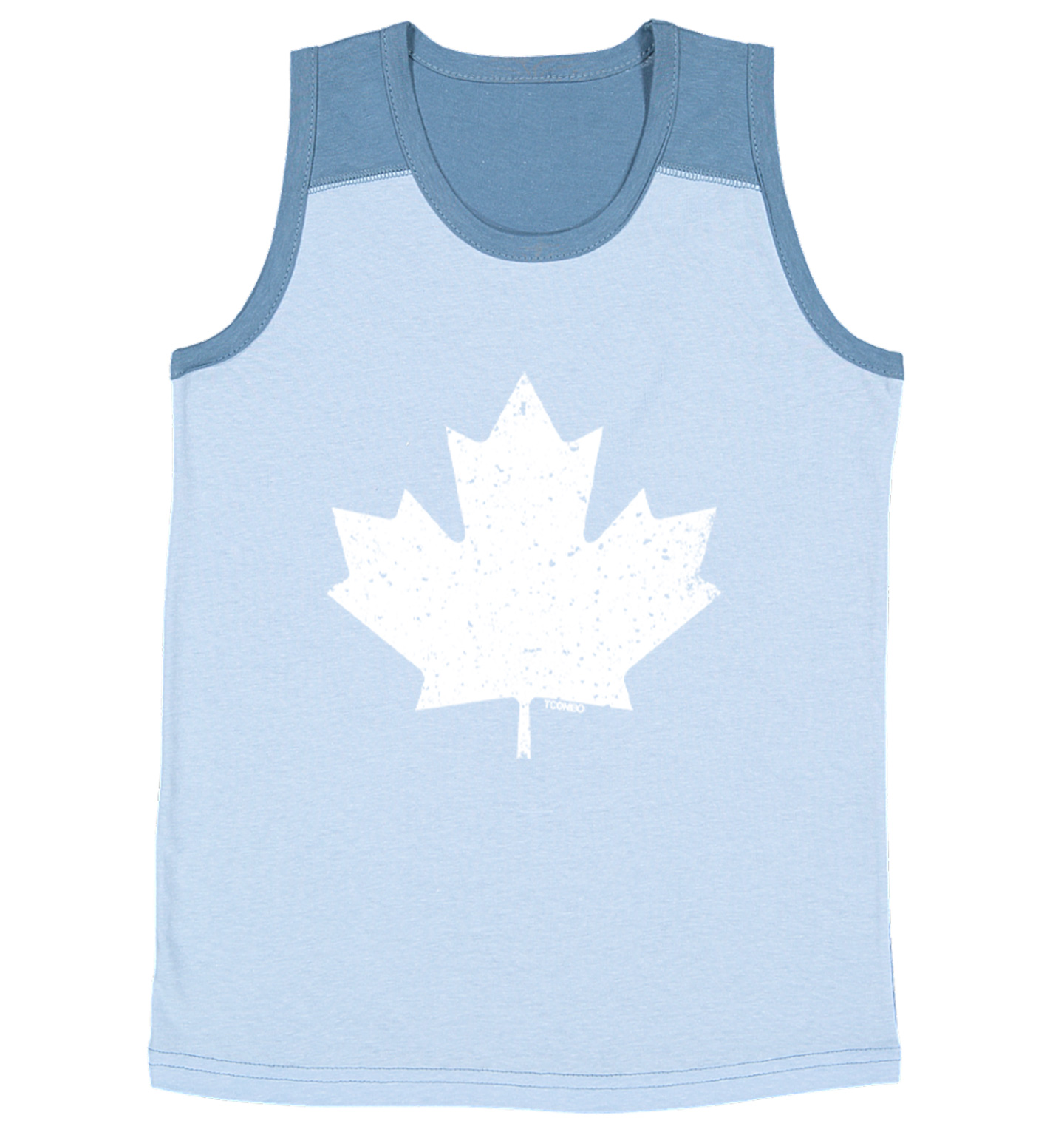 Canadian Maple Leaf - Canada Pride Country Youth Contrast Tank Top - Picture 4 of 7