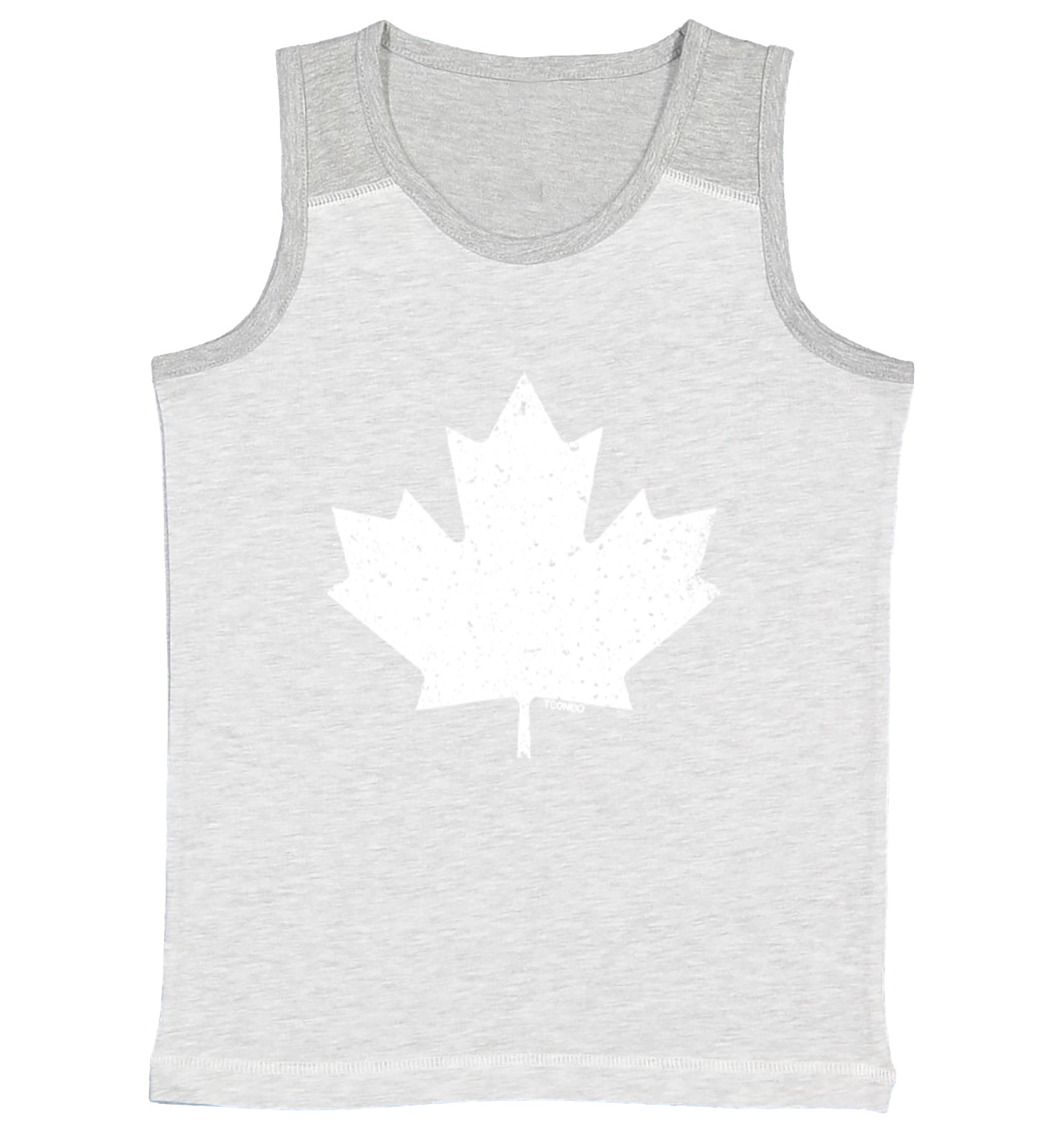Canadian Maple Leaf - Canada Pride Country Youth Contrast Tank Top - Picture 5 of 7