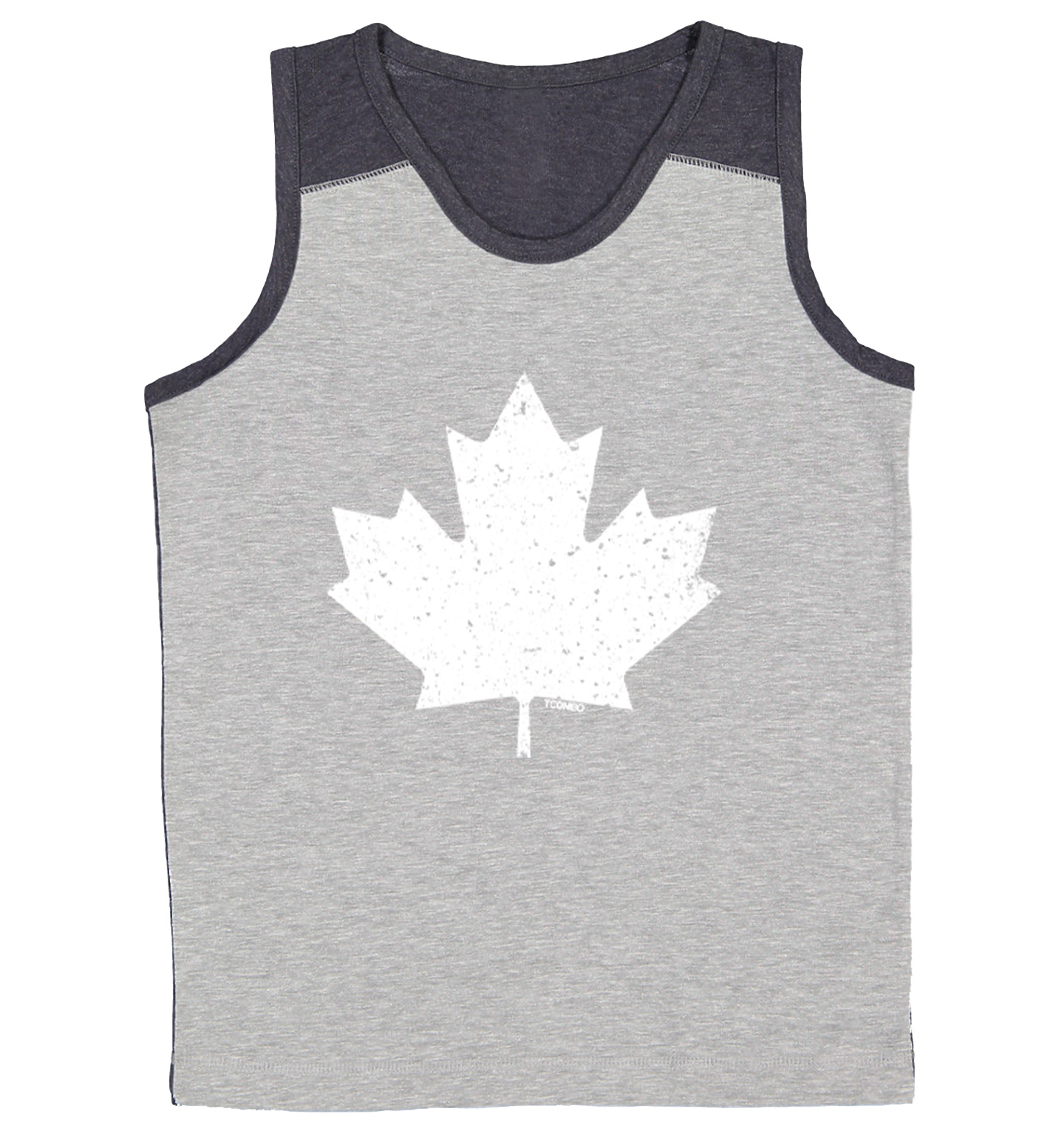 Canadian Maple Leaf - Canada Pride Country Youth Contrast Tank Top - Picture 6 of 7