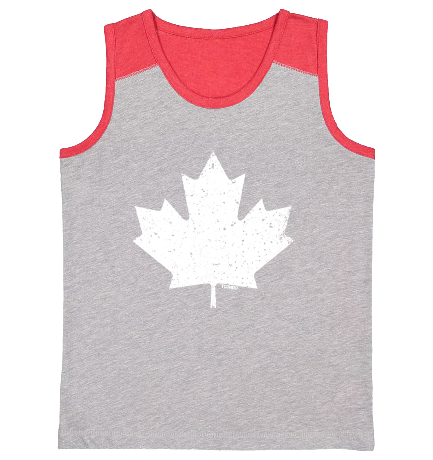 Canadian Maple Leaf - Canada Pride Country Youth Contrast Tank Top - Picture 7 of 7
