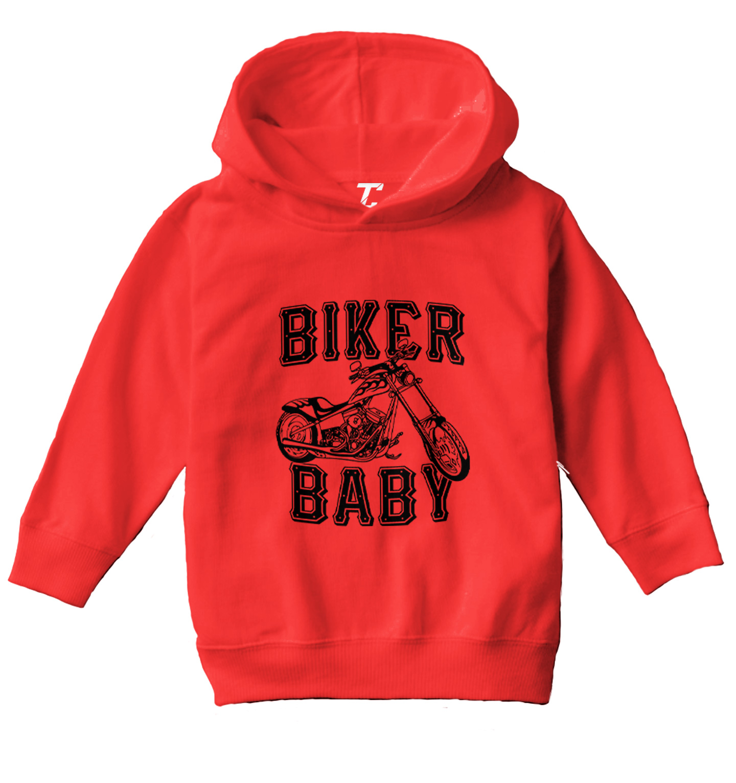 Biker Baby - Motorcycle Tough Son Daughter Toddler/Youth Hoodie - Picture 8 of 10