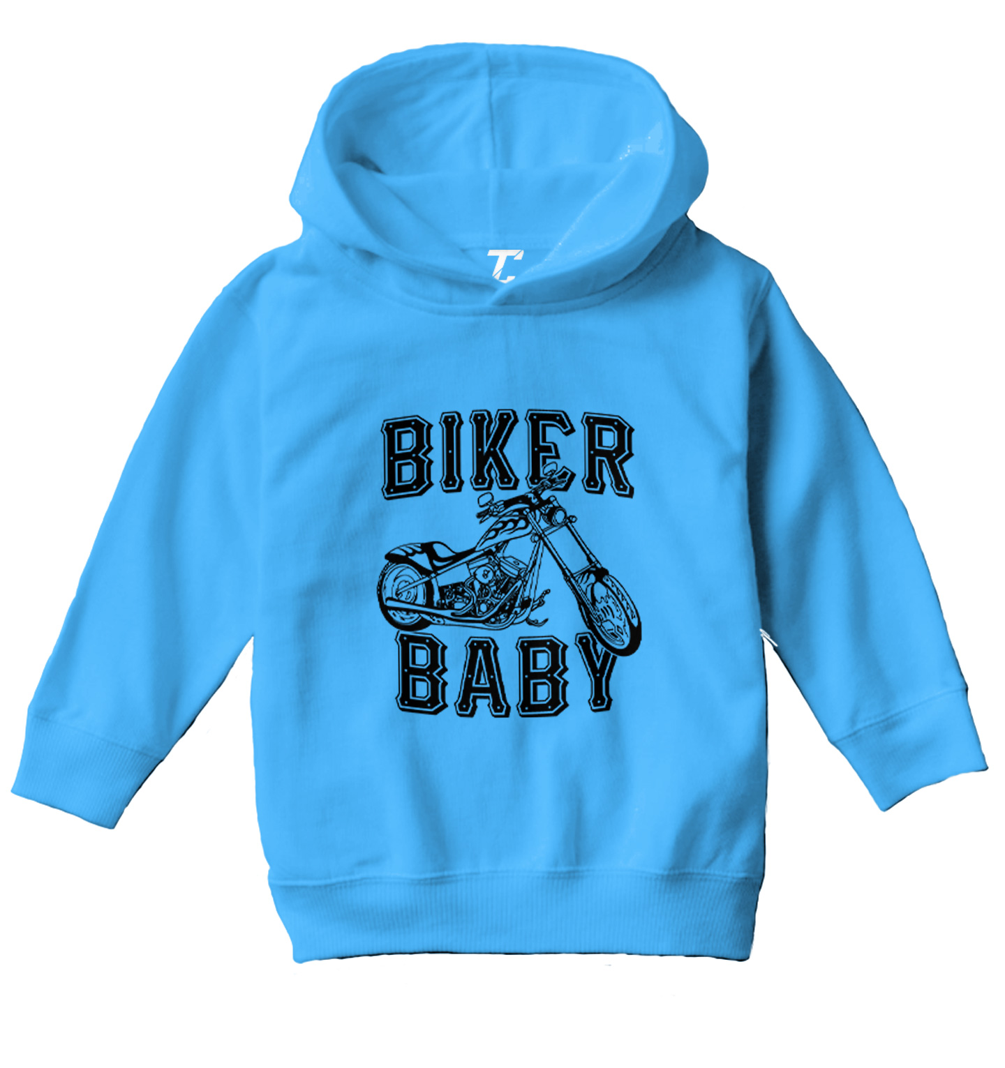 Biker Baby - Motorcycle Tough Son Daughter Toddler/Youth Hoodie - Picture 10 of 10