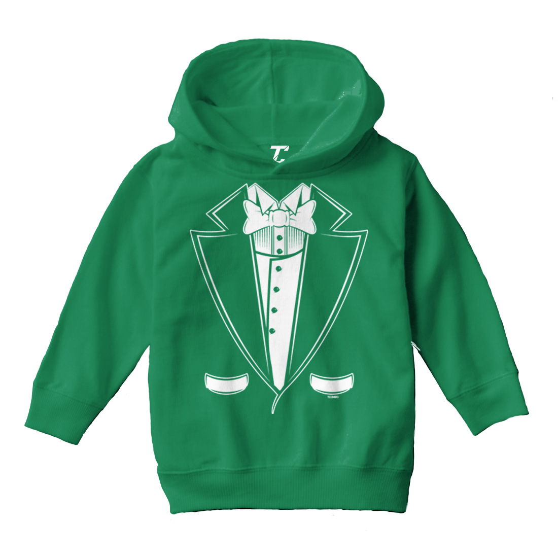 Tuxedo - Classy Fancy Funny Hilarious Wedding Party Toddler/Youth Hoodie - Picture 5 of 12