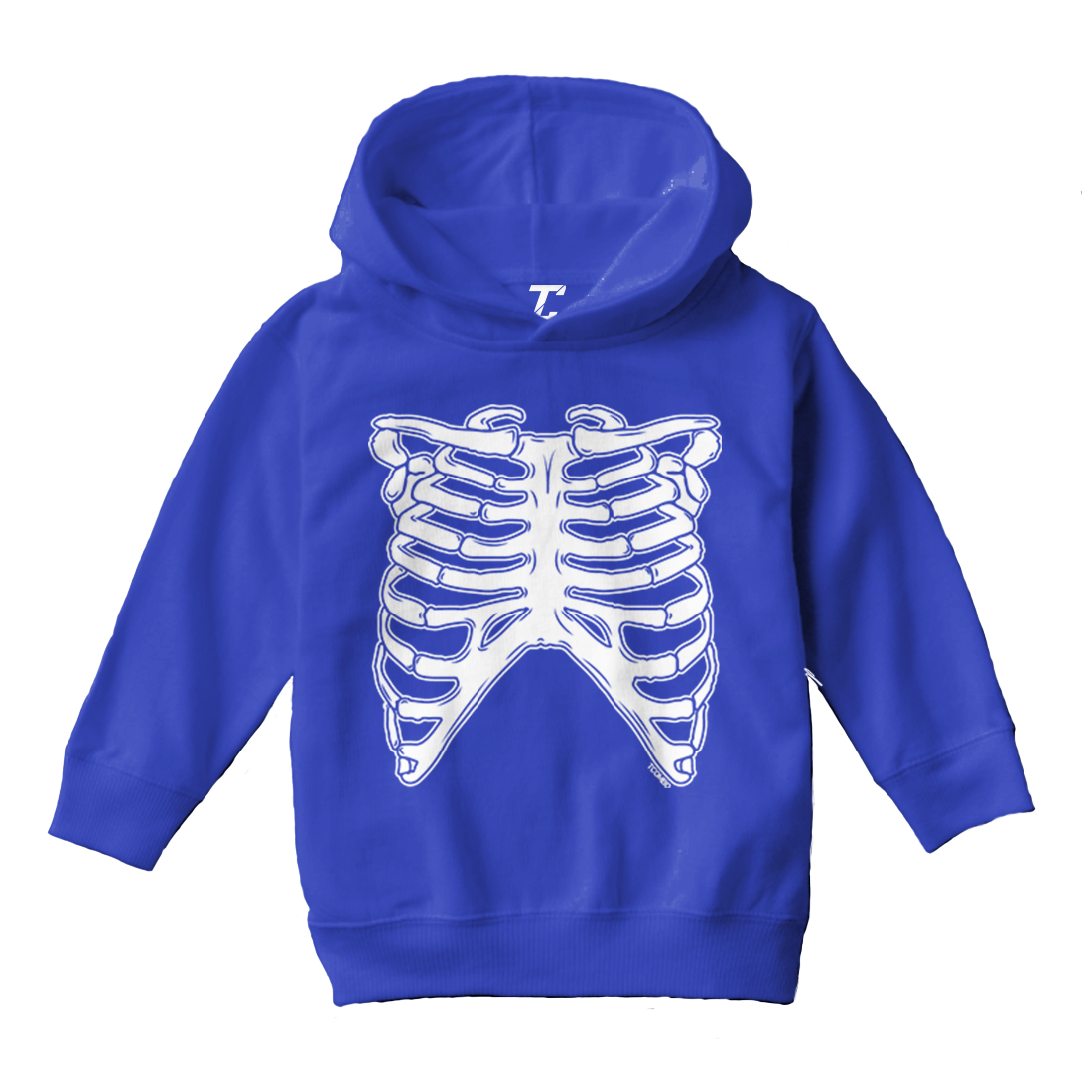 Skeleton Ribcage - Halloween Outfit Costume Scary Toddler/Youth Hoodie - Picture 11 of 12