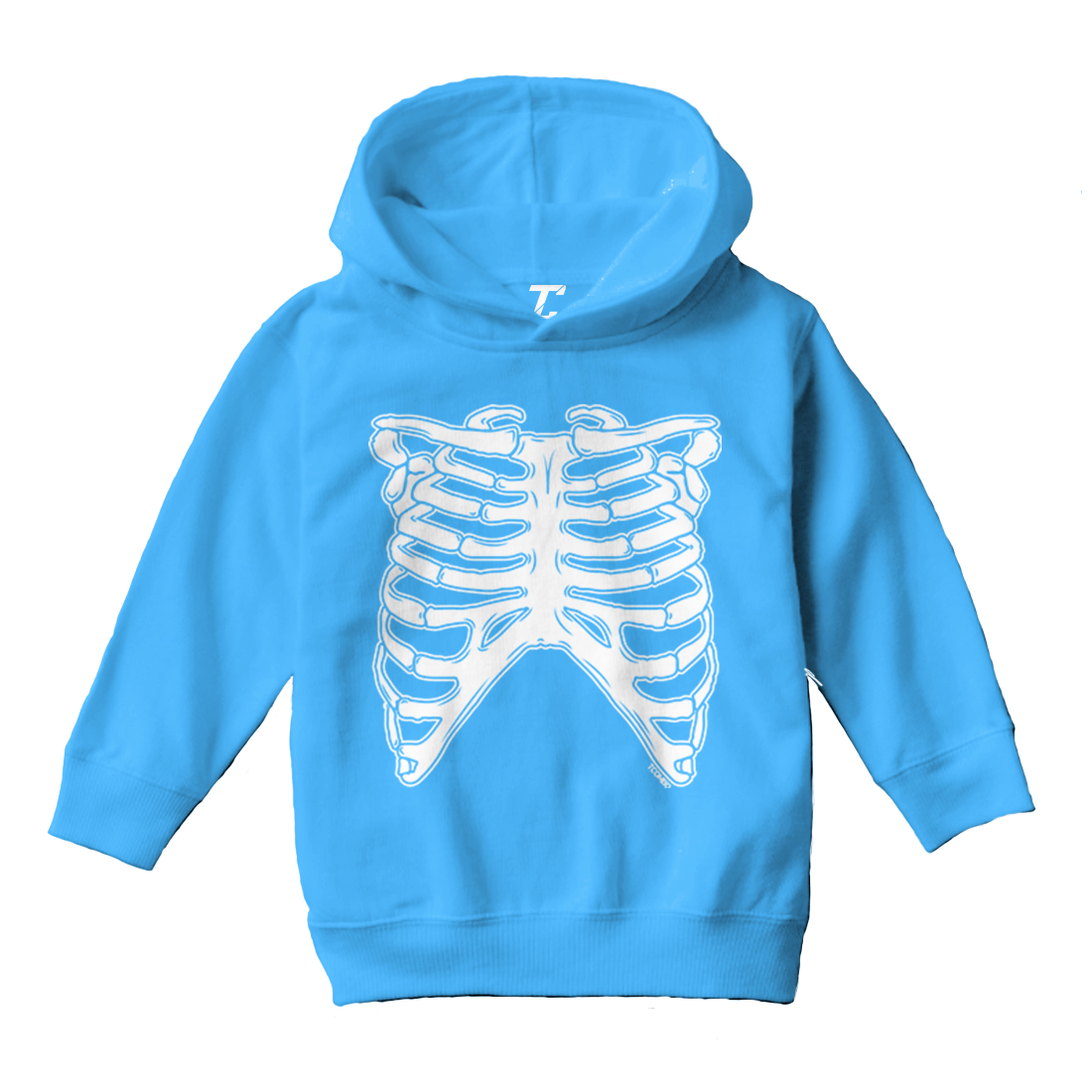 Skeleton Ribcage - Halloween Outfit Costume Scary Toddler/Youth Hoodie - Picture 12 of 12