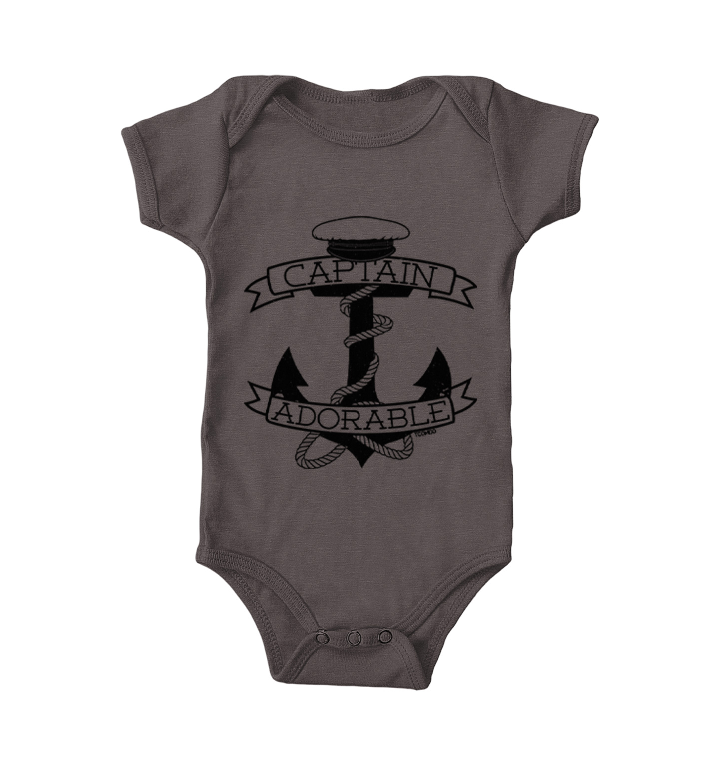 Captain Adorable – Anchor Sailor Boat Ocean Water Bodysuit