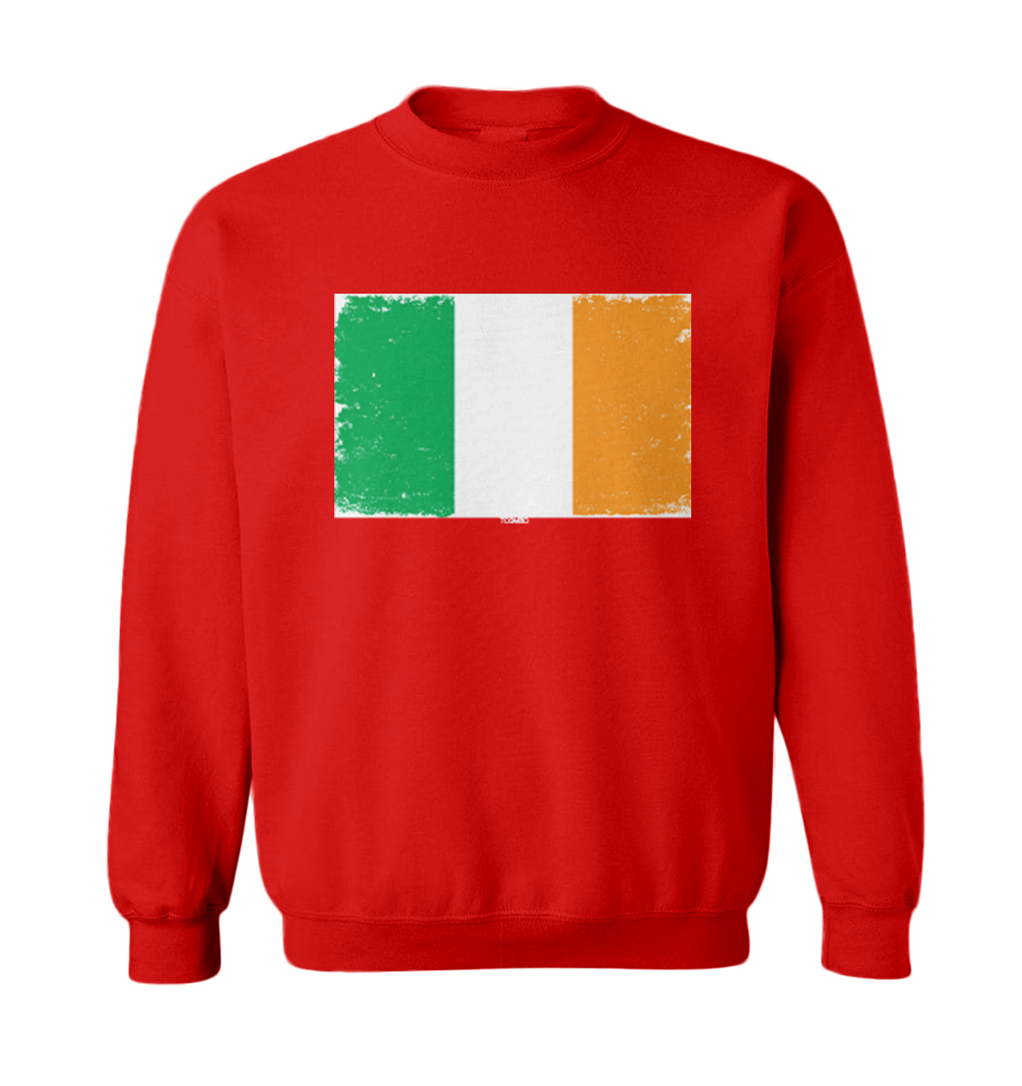Distressed Ireland Flag - Irish Country Pride Proud Toddler Crewneck Sweater - Picture 7 of 8