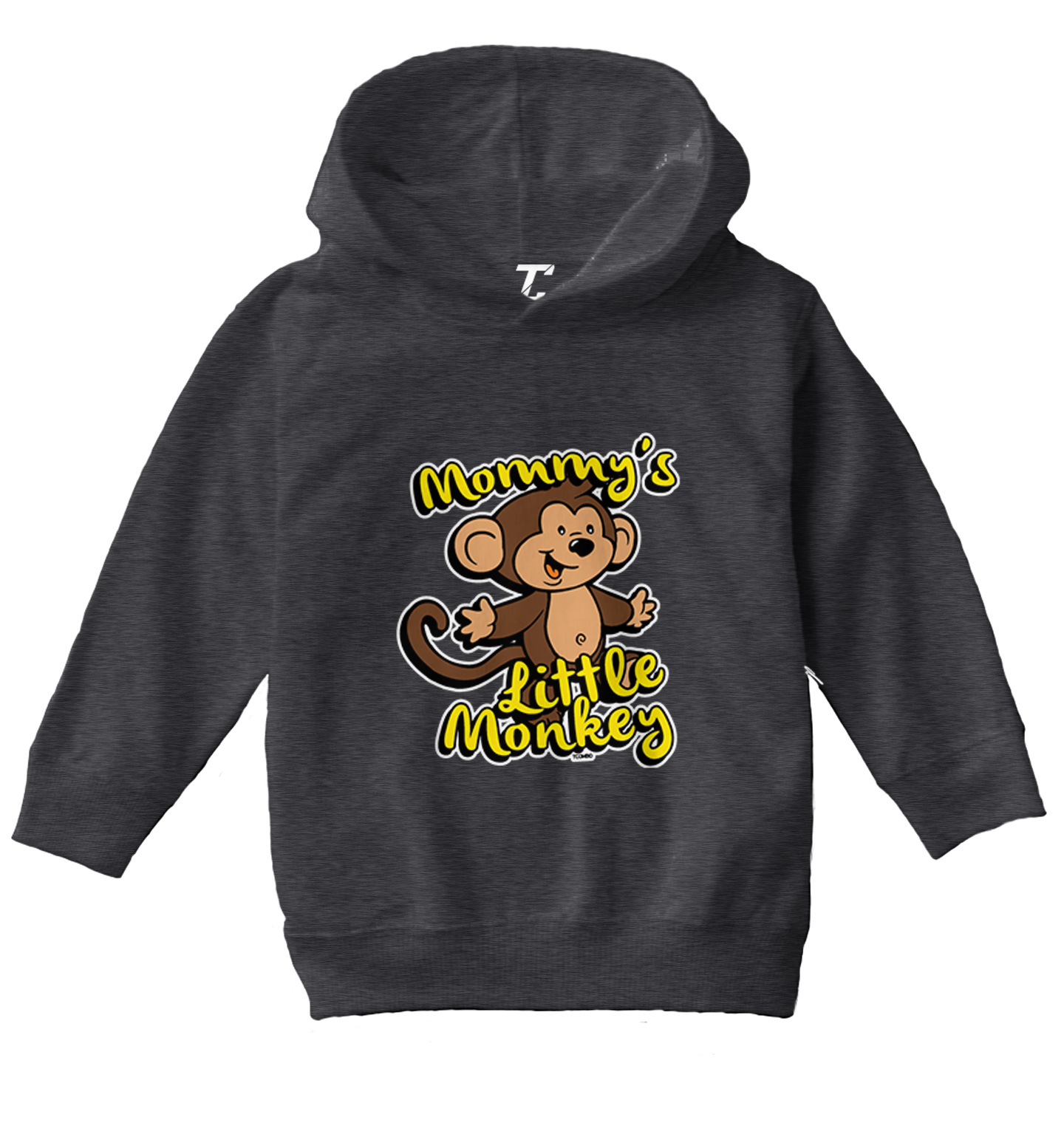 Mommy's Little Monkey - Animal Funny Son Daughter Toddler/Youth Hoodie - Picture 3 of 12