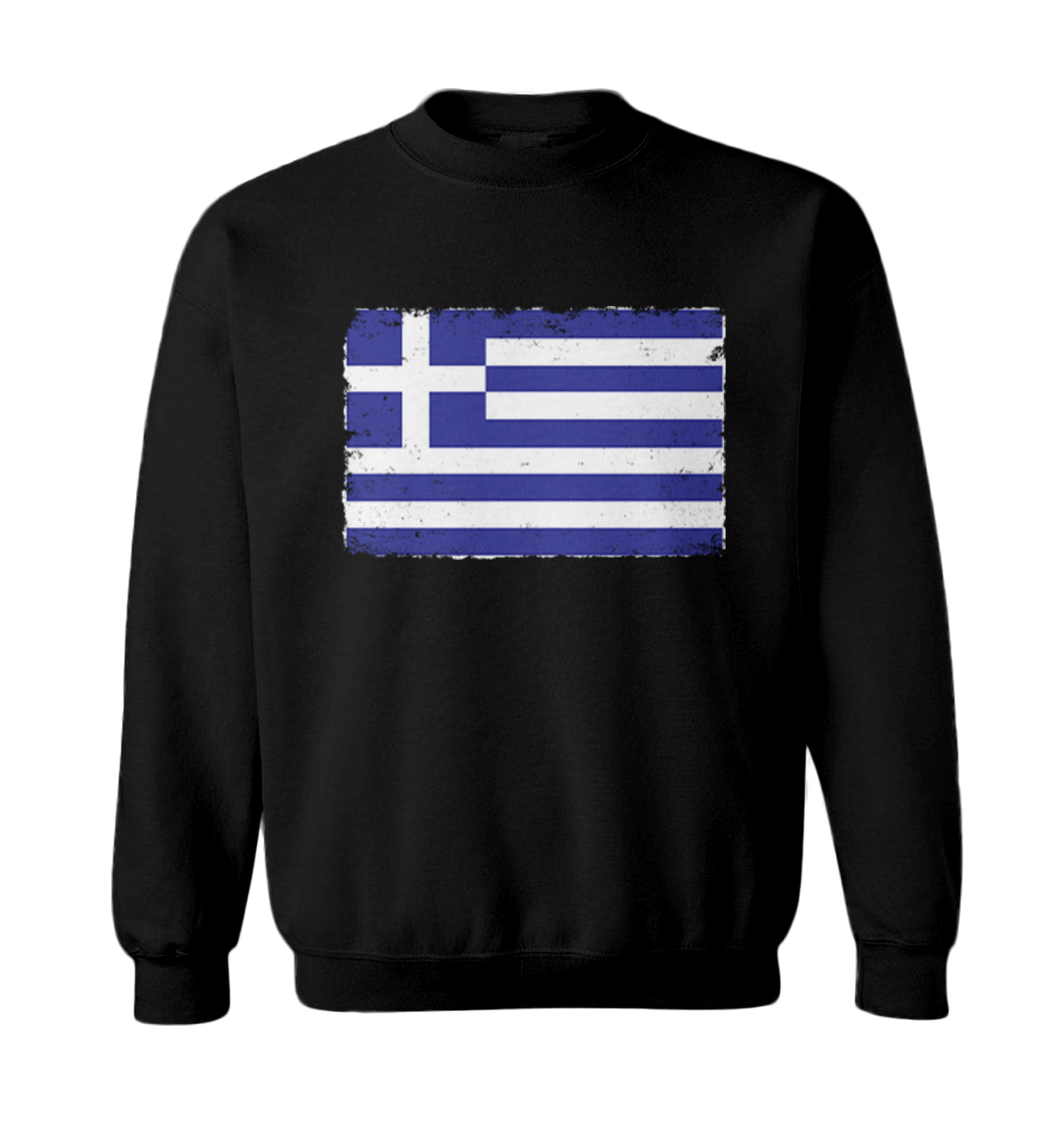 Distressed Greece Flag - Greek Pride Country Proud Toddler Crewneck Sweater - Picture 2 of 8
