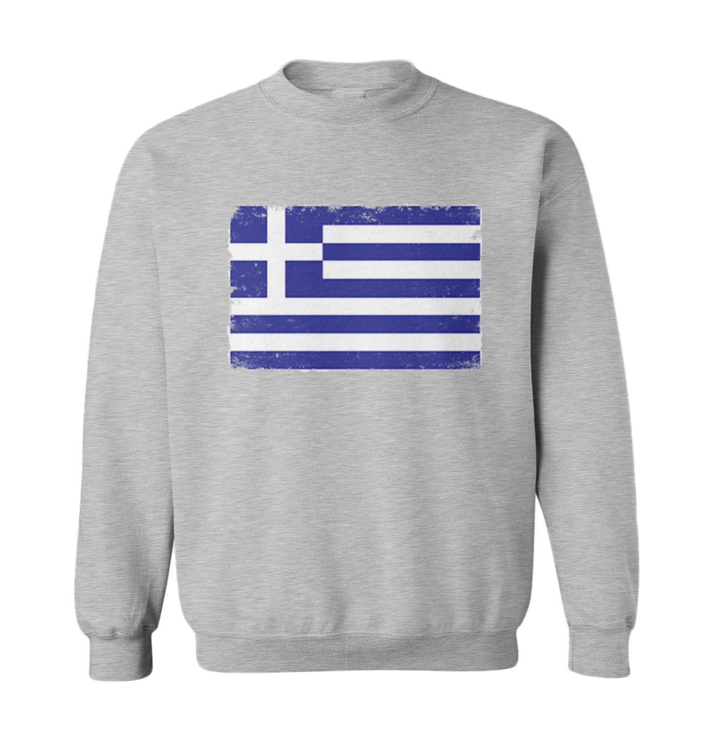 Distressed Greece Flag - Greek Pride Country Proud Toddler Crewneck Sweater - Picture 4 of 8