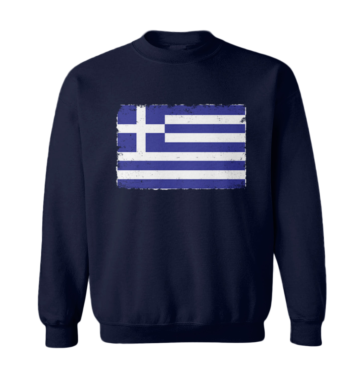Distressed Greece Flag - Greek Pride Country Proud Toddler Crewneck Sweater - Picture 5 of 8