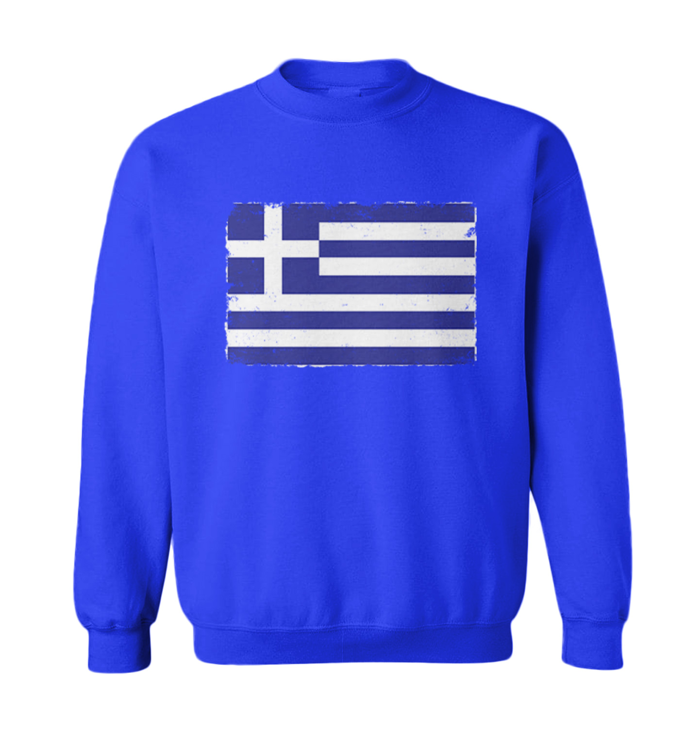 Distressed Greece Flag - Greek Pride Country Proud Toddler Crewneck Sweater - Picture 8 of 8