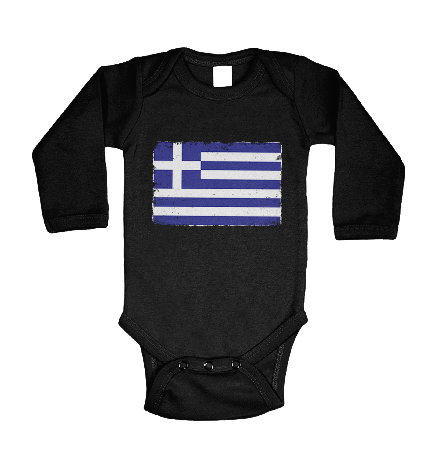 Distressed Greece Flag - Greek Pride Country Proud Bodysuit - Picture 17 of 27