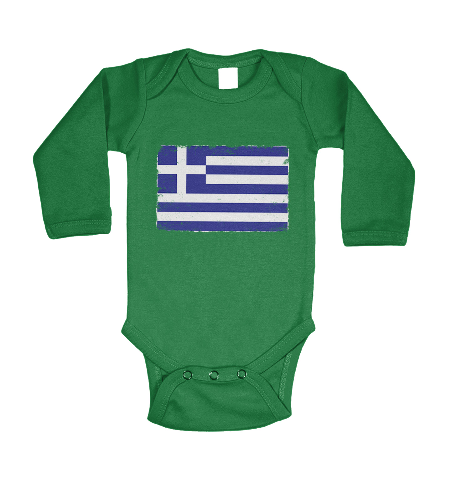 Distressed Greece Flag - Greek Pride Country Proud Bodysuit - Picture 19 of 27