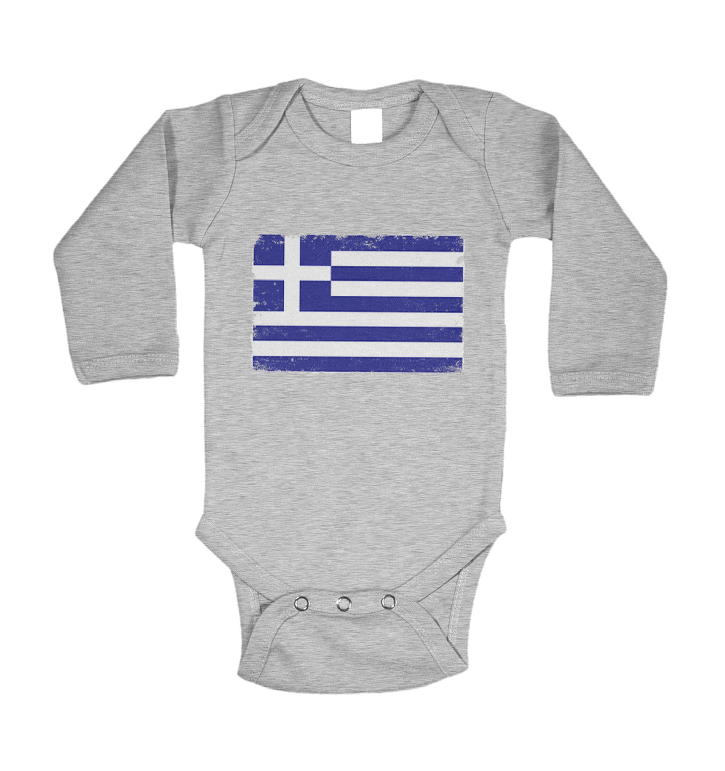 Distressed Greece Flag - Greek Pride Country Proud Bodysuit - Picture 21 of 27