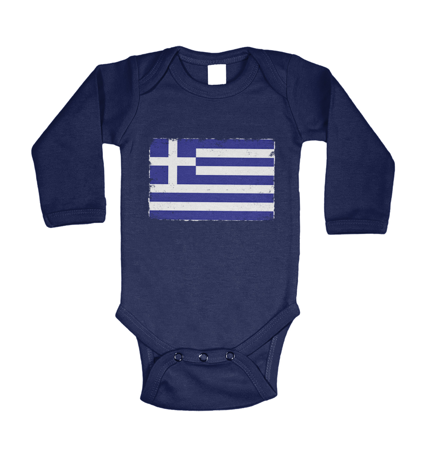 Distressed Greece Flag - Greek Pride Country Proud Bodysuit - Picture 22 of 27
