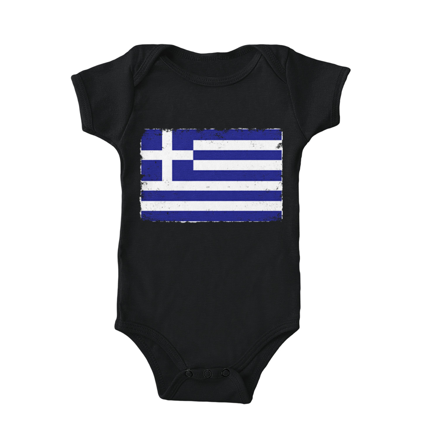 Distressed Greece Flag - Greek Pride Country Proud Bodysuit - Picture 2 of 27