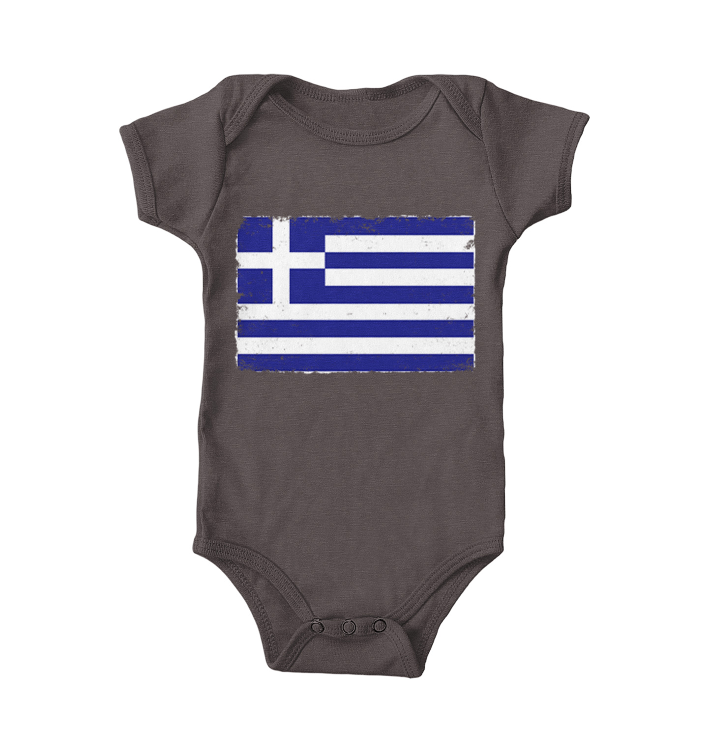 Distressed Greece Flag - Greek Pride Country Proud Bodysuit - Picture 4 of 27