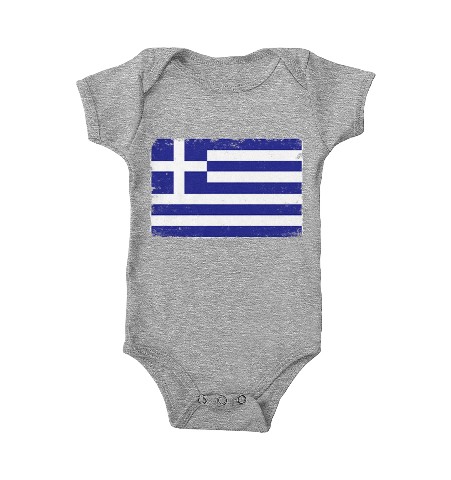 Distressed Greece Flag - Greek Pride Country Proud Bodysuit - Picture 7 of 27