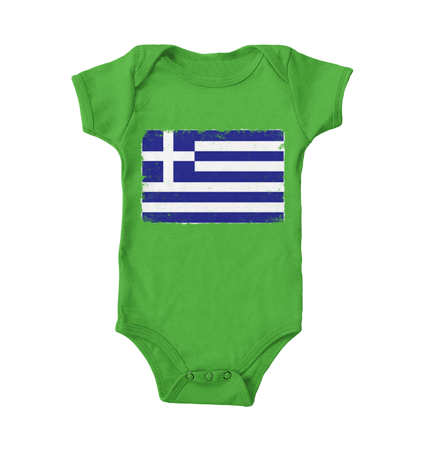 Distressed Greece Flag - Greek Pride Country Proud Bodysuit - Picture 8 of 27