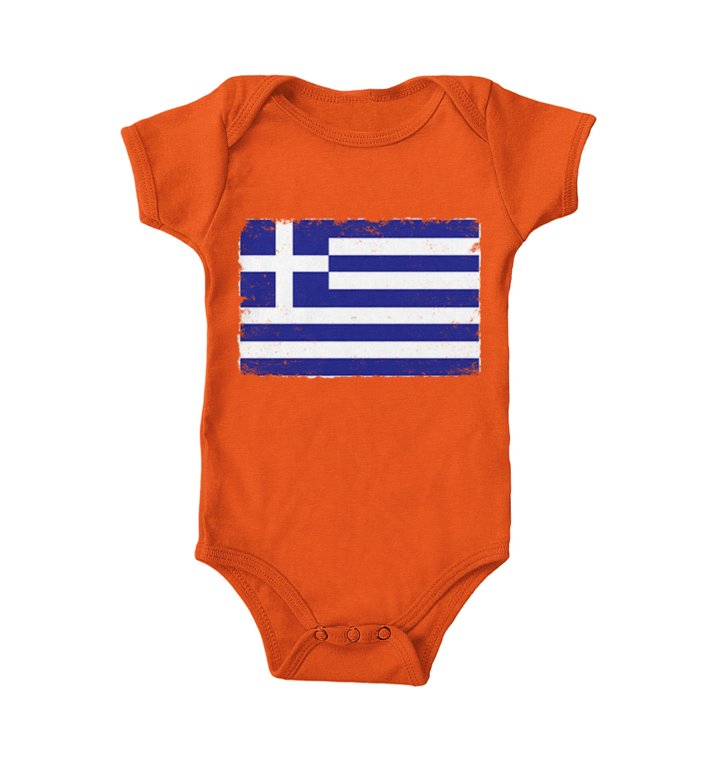 Distressed Greece Flag - Greek Pride Country Proud Bodysuit - Picture 11 of 27