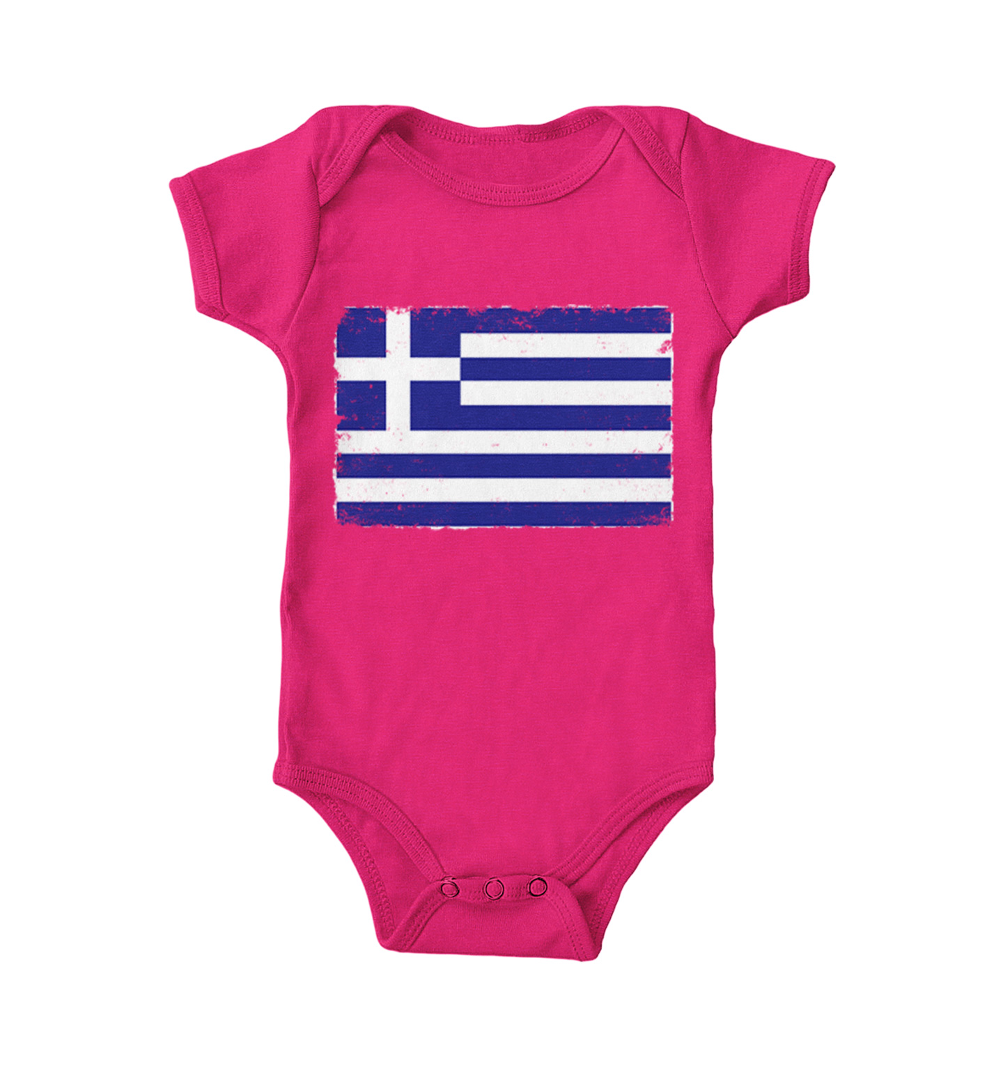 Distressed Greece Flag - Greek Pride Country Proud Bodysuit - Picture 12 of 27