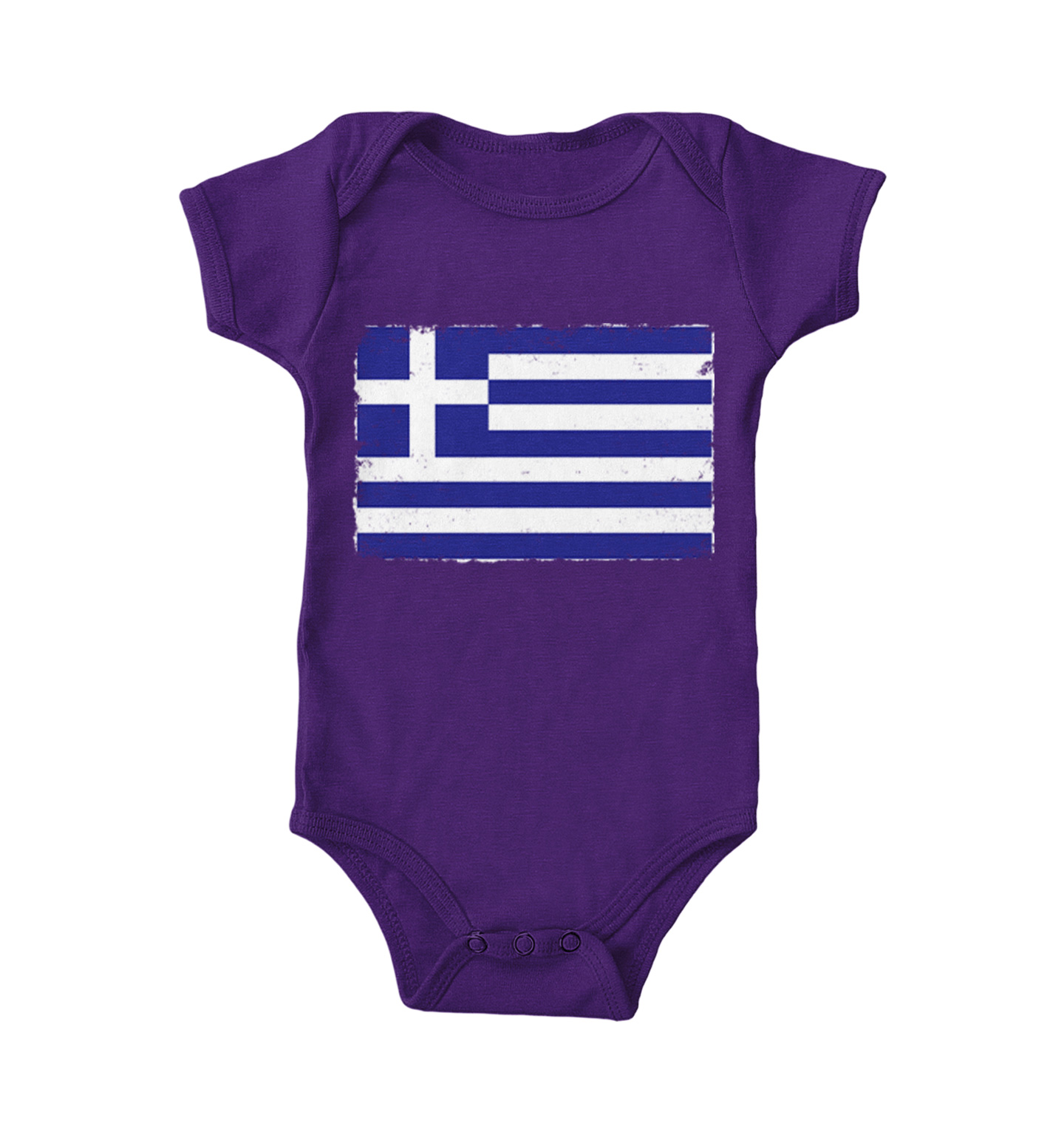 Distressed Greece Flag - Greek Pride Country Proud Bodysuit - Picture 13 of 27