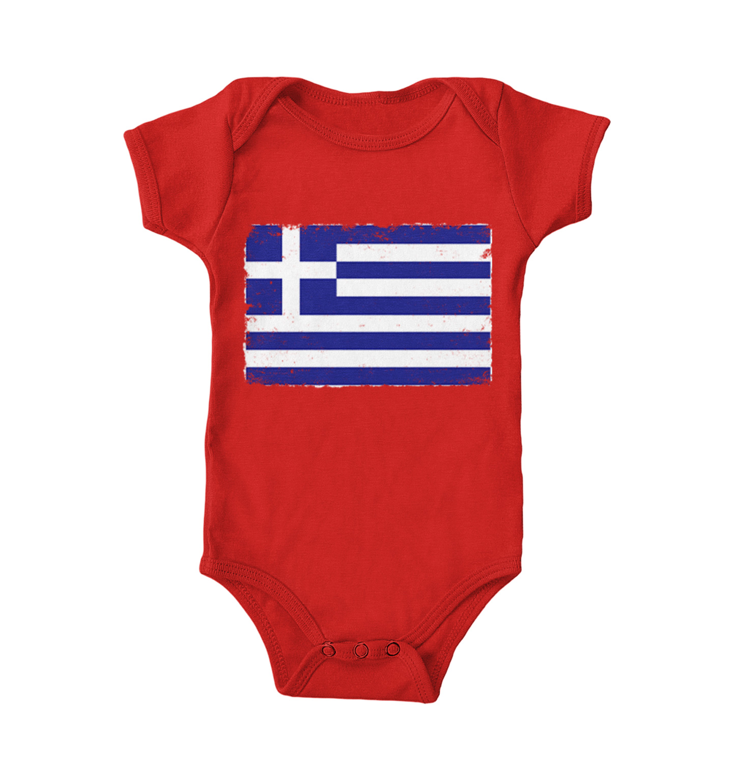 Distressed Greece Flag - Greek Pride Country Proud Bodysuit - Picture 14 of 27