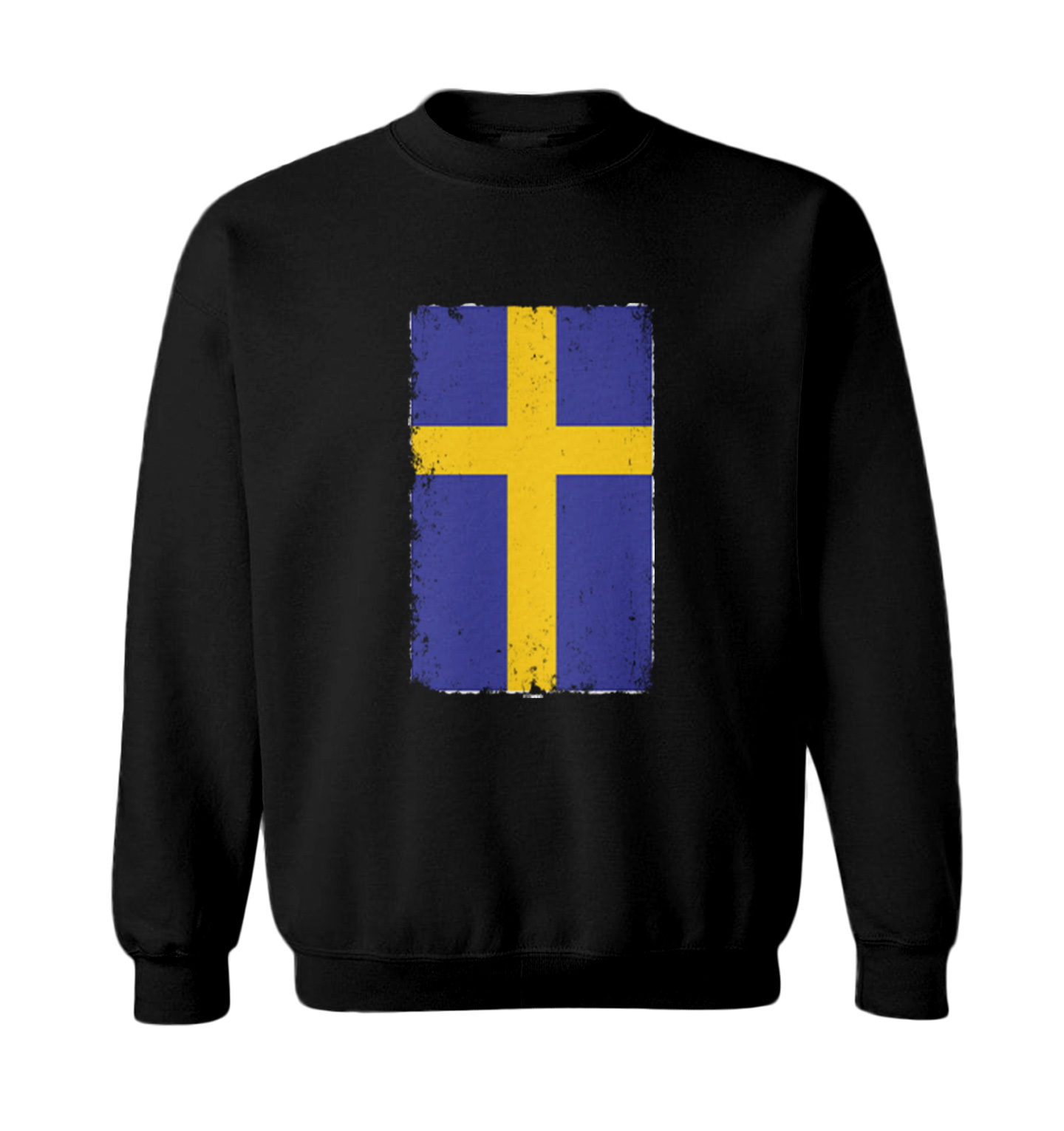 Distressed Sweden Flag - Swedish Country Pride Proud Toddler Crewneck Sweater - Picture 2 of 8
