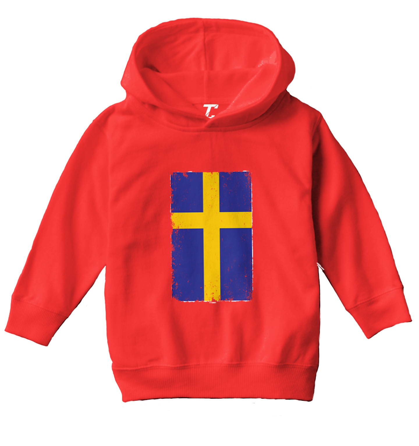 Distressed Sweden Flag - Swedish Country Pride Proud Toddler/Youth Hoodie - Picture 10 of 12