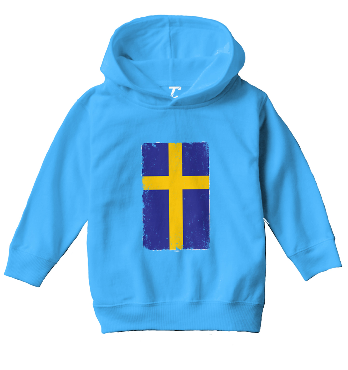 Distressed Sweden Flag - Swedish Country Pride Proud Toddler/Youth Hoodie - Picture 12 of 12