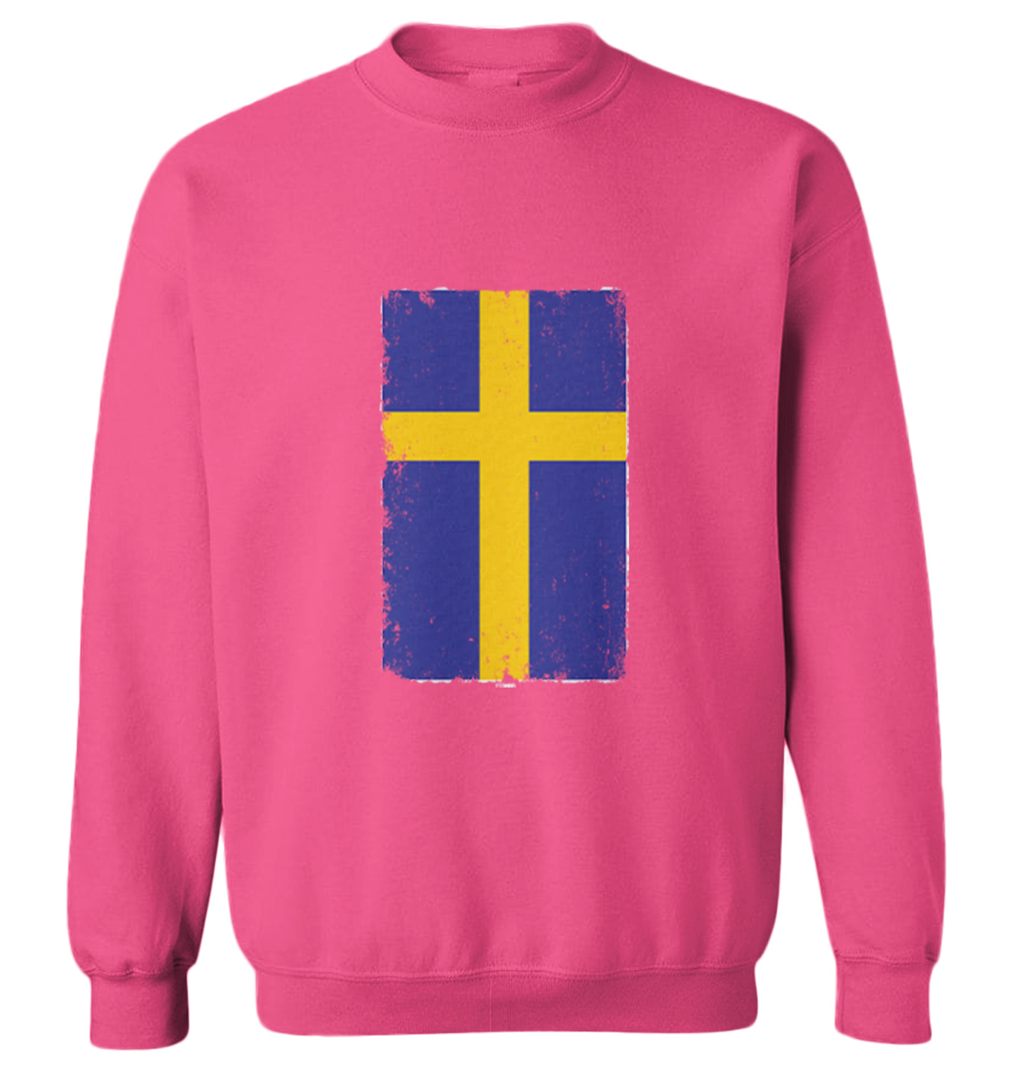 Distressed Sweden Flag - Swedish Country Pride Proud Toddler Crewneck Sweater - Picture 6 of 8