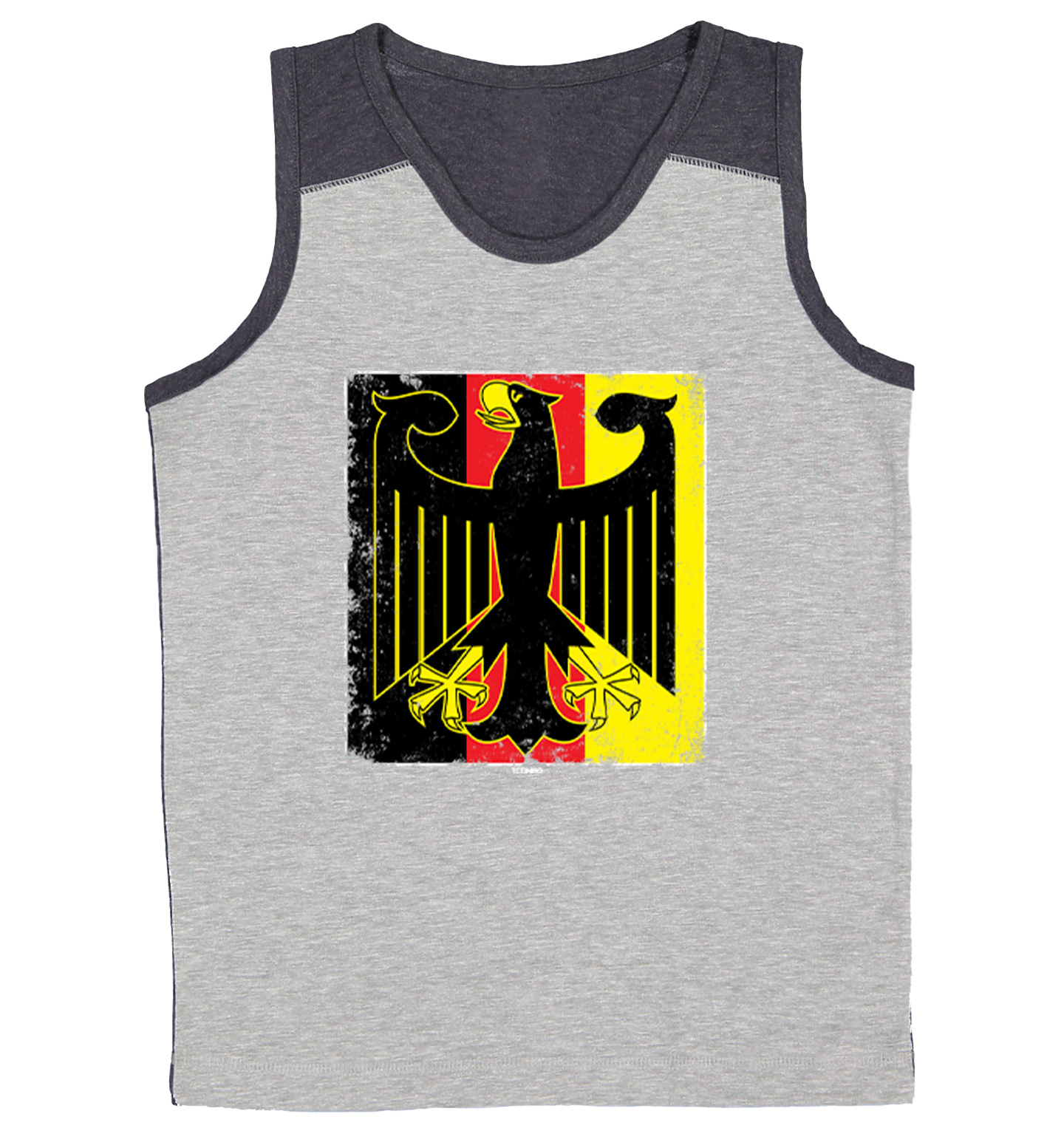 German Eagle - Deutschland Germany Country Symbol Youth Contrast Tank Top - Picture 6 of 7