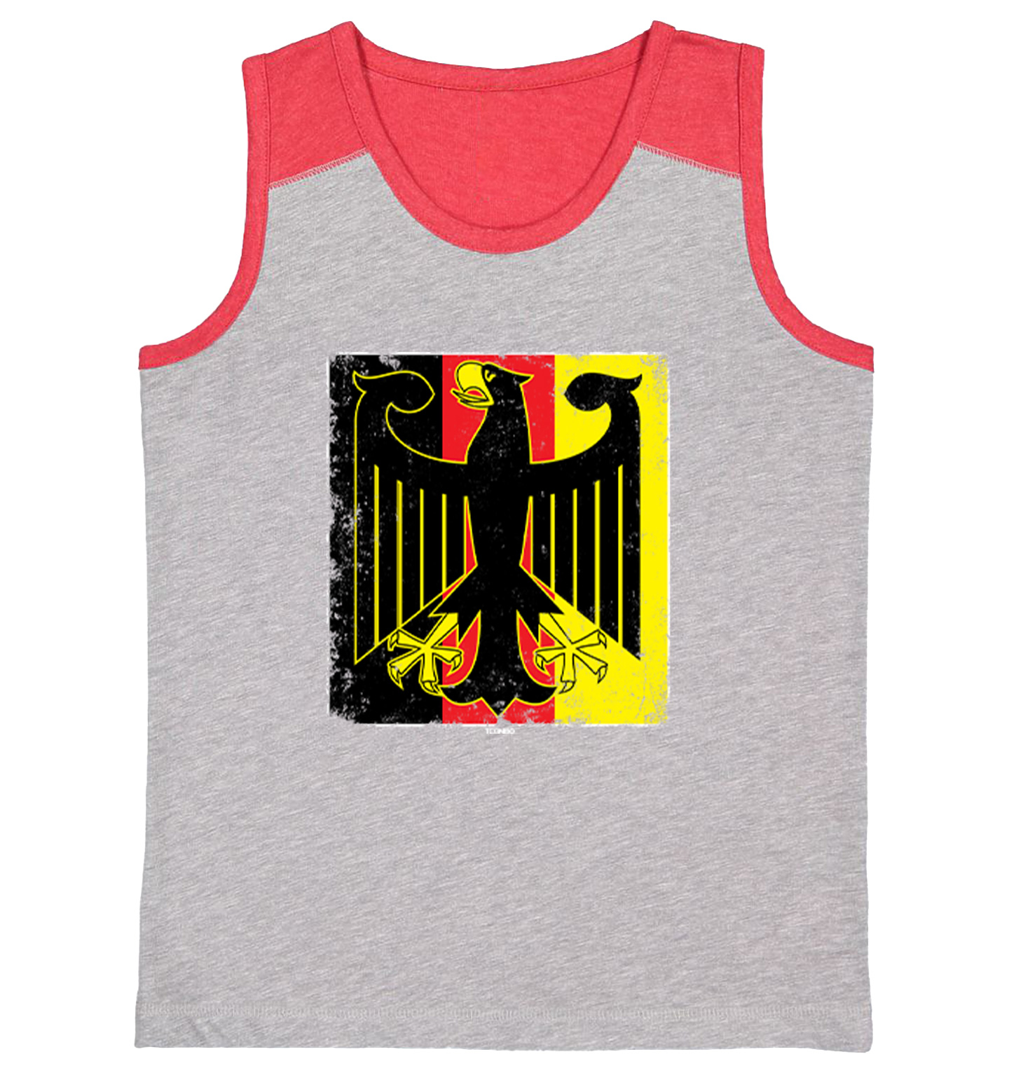 German Eagle - Deutschland Germany Country Symbol Youth Contrast Tank Top - Picture 7 of 7