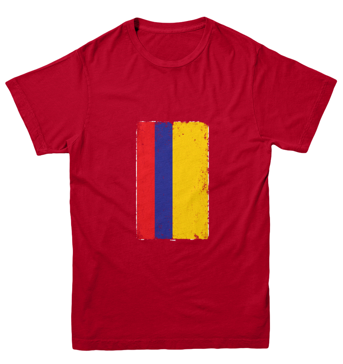 Distressed Colombia Flag - Colombian Country Pride Youth T-Shirt - Picture 11 of 20