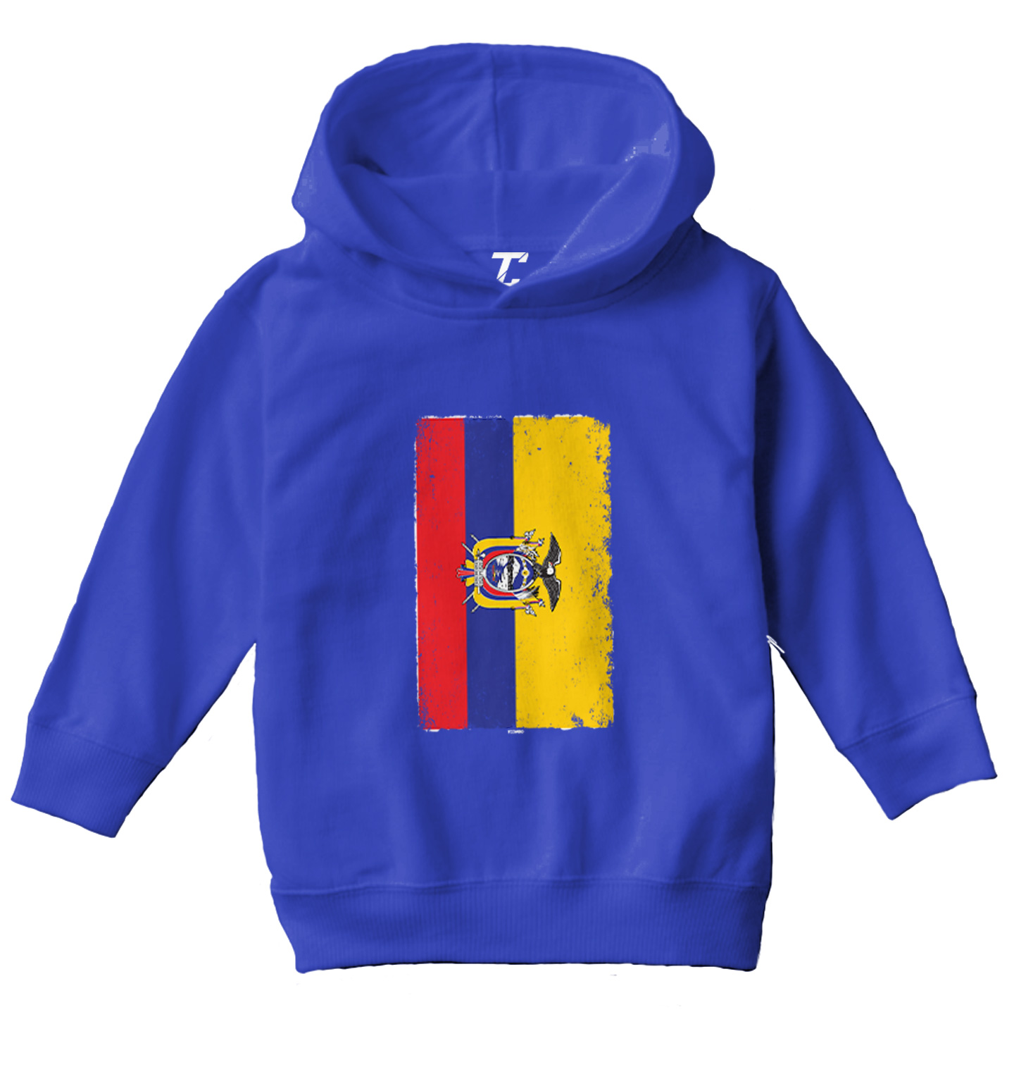 Distressed Ecuador Flag - Ecuadorian Country Pride Toddler/Youth Hoodie - Picture 11 of 12