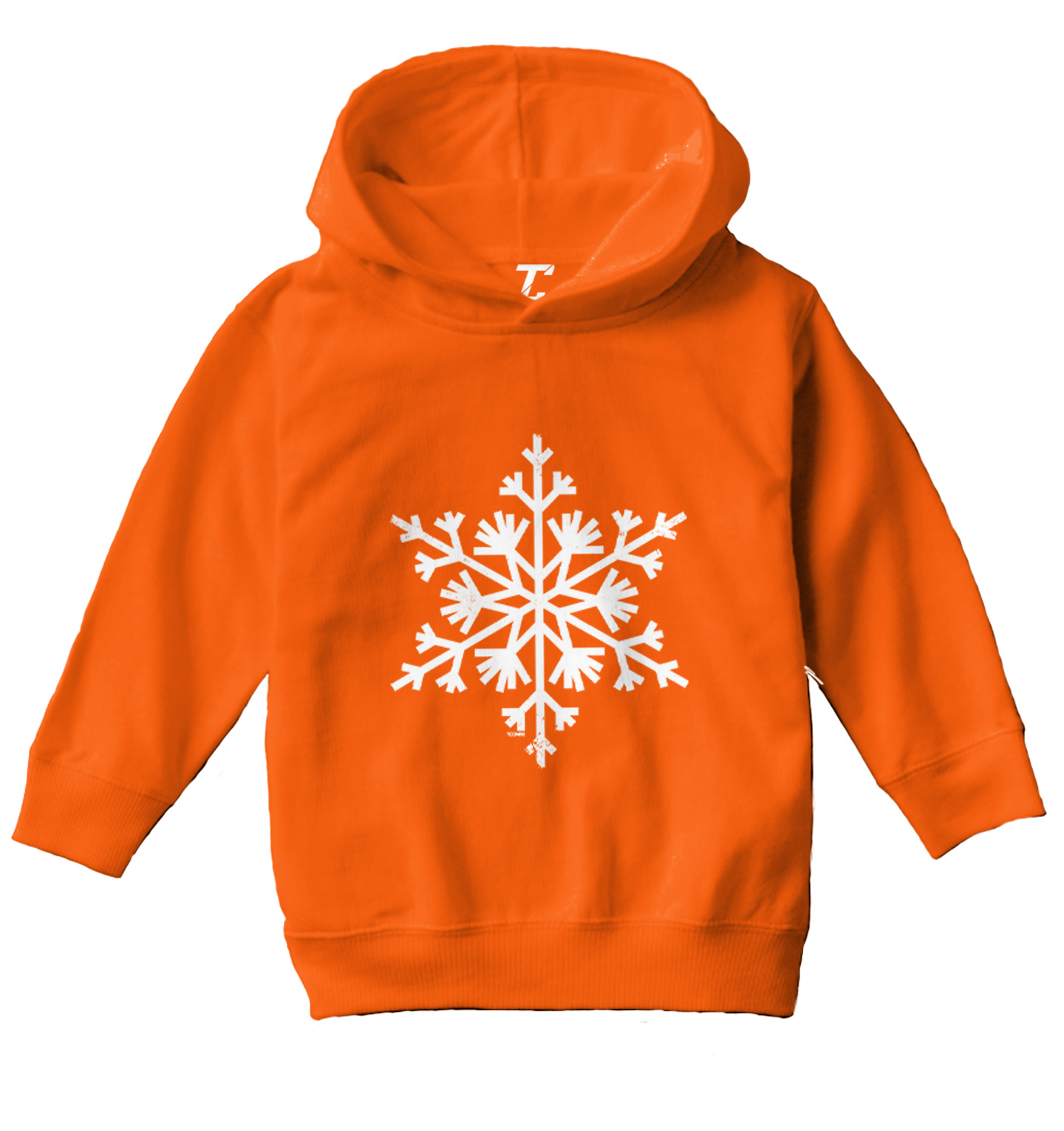 Snowflake - Winter Wonderland Snow Cold Holiday Snowman Toddler/Youth Hoodie - Picture 8 of 12