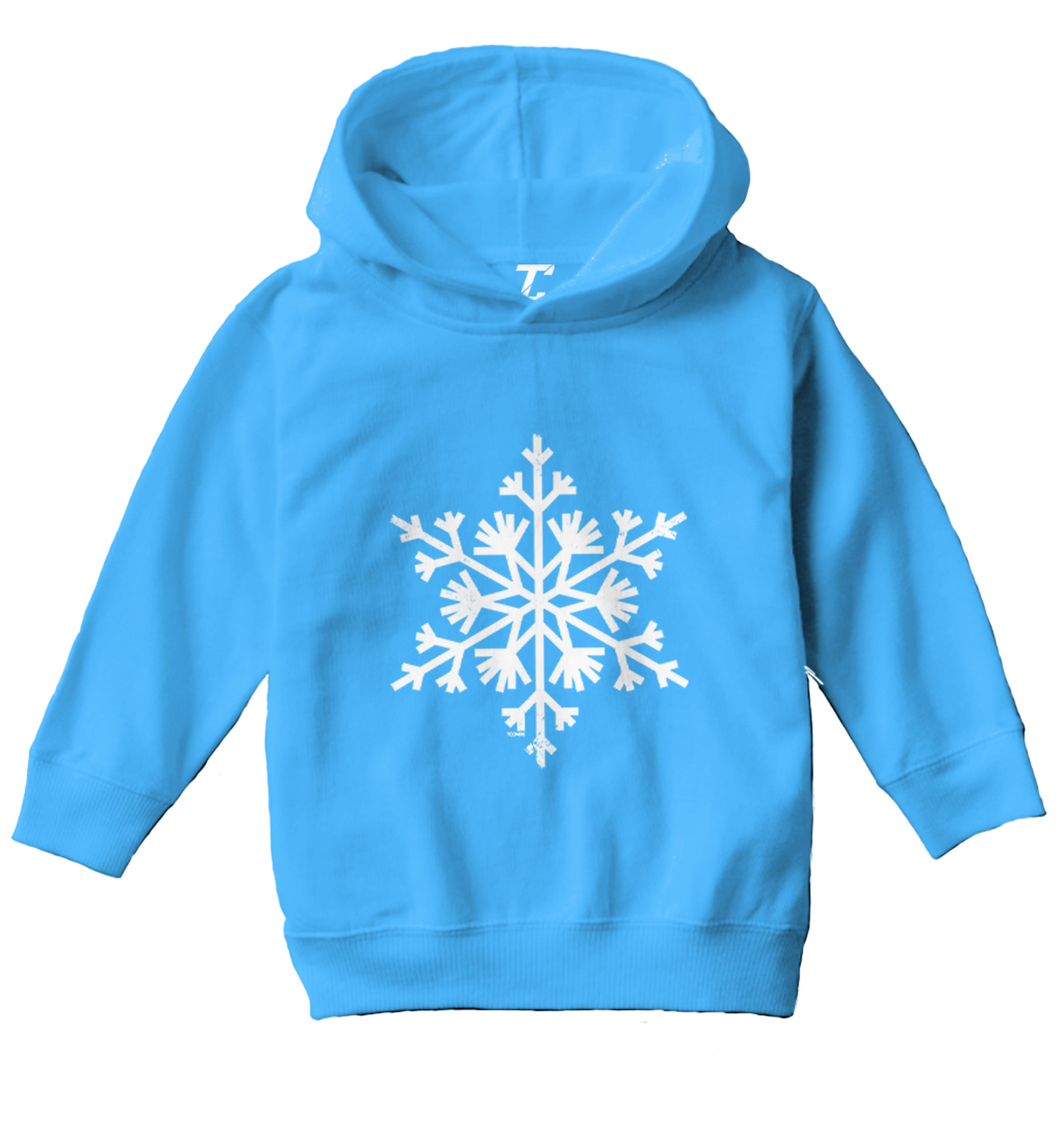 Snowflake - Winter Wonderland Snow Cold Holiday Snowman Toddler/Youth Hoodie - Picture 12 of 12