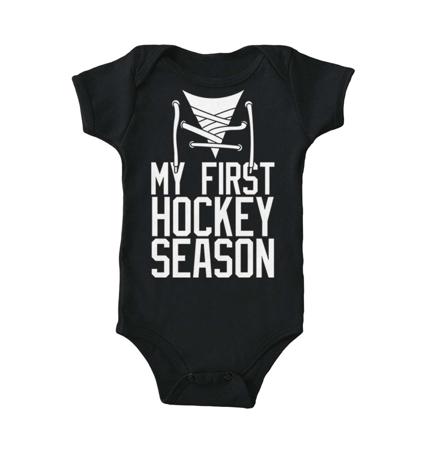 My First Hockey Season Goalie Puck Jersey Sports Bodysuit