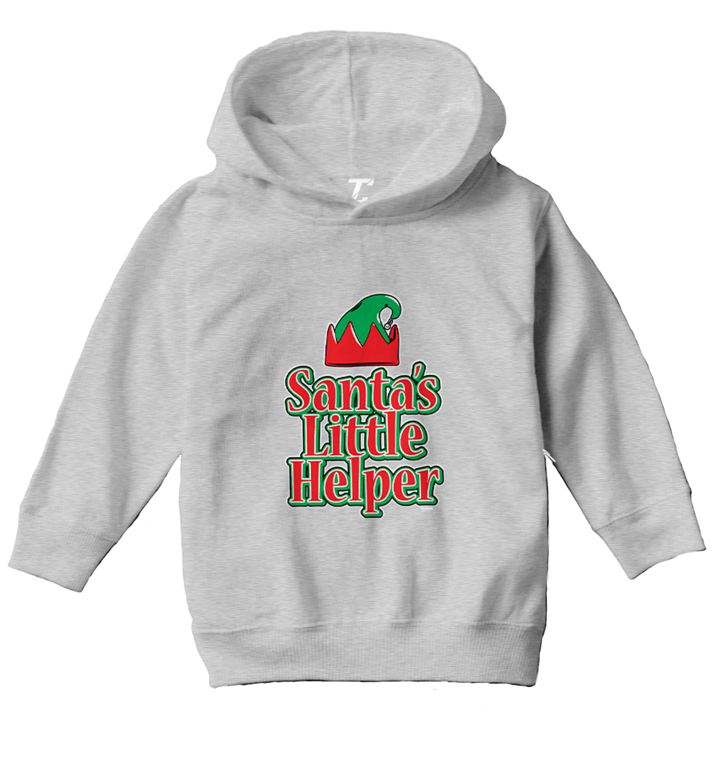 Santa's Little Helper - Christmas Elf Santa Holiday Toddler/Youth Hoodie - Picture 6 of 12