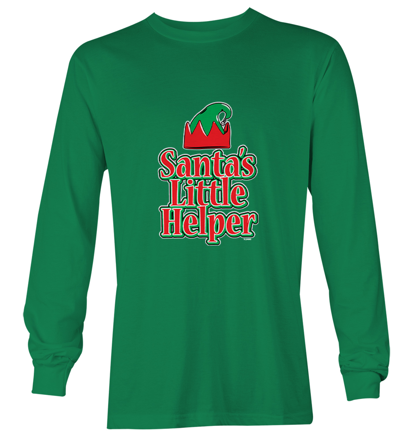 Santa's Little Helper - Christmas Elf Santa Holiday Youth T-Shirt - Picture 15 of 20